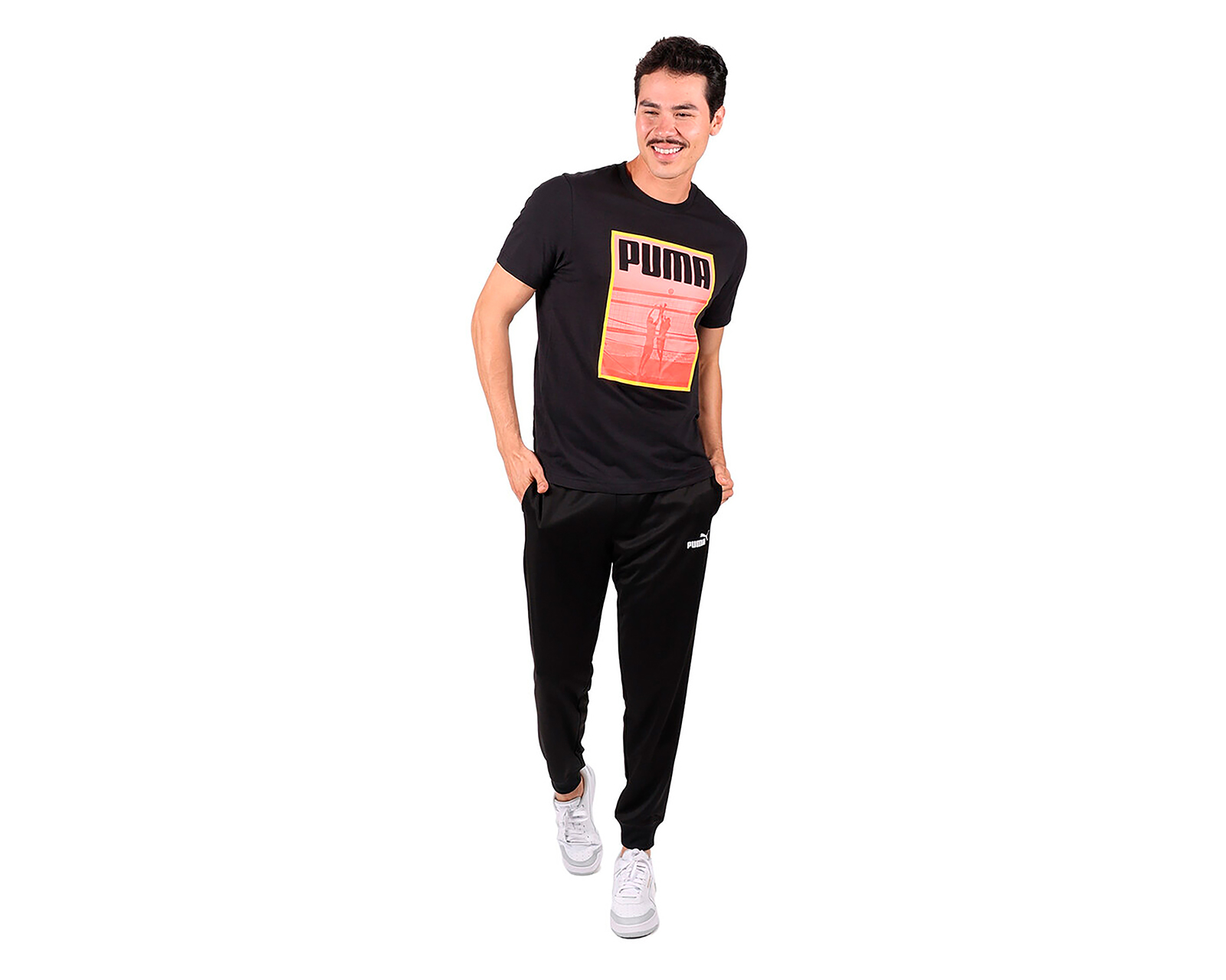 Foto 5 | Foto 5 | Playera Puma GRAPHICS Volley Tee para Hombre