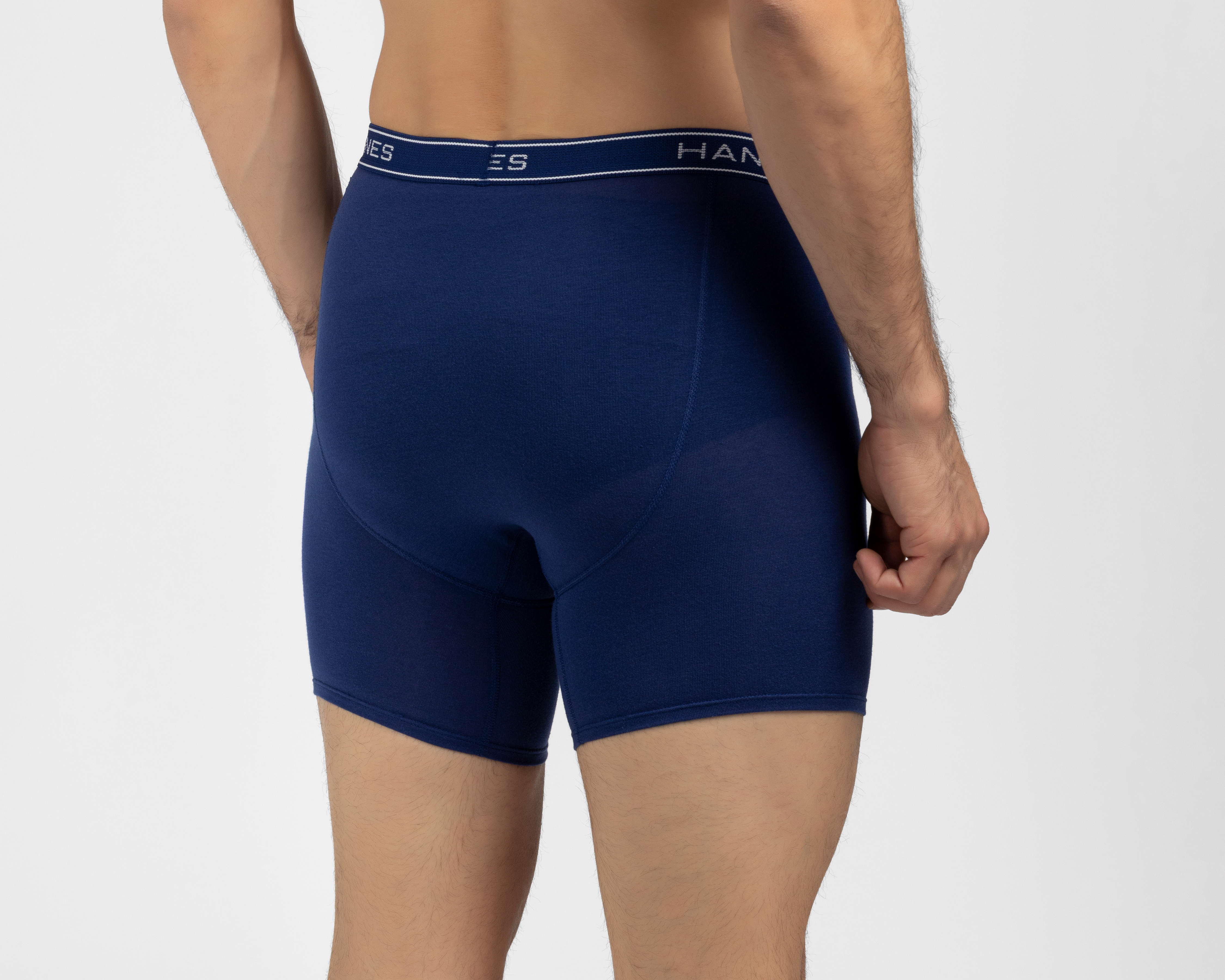 Foto 4 pulgar | Foto 3 | Bóxer Largo Hanes para Hombre 2 Piezas