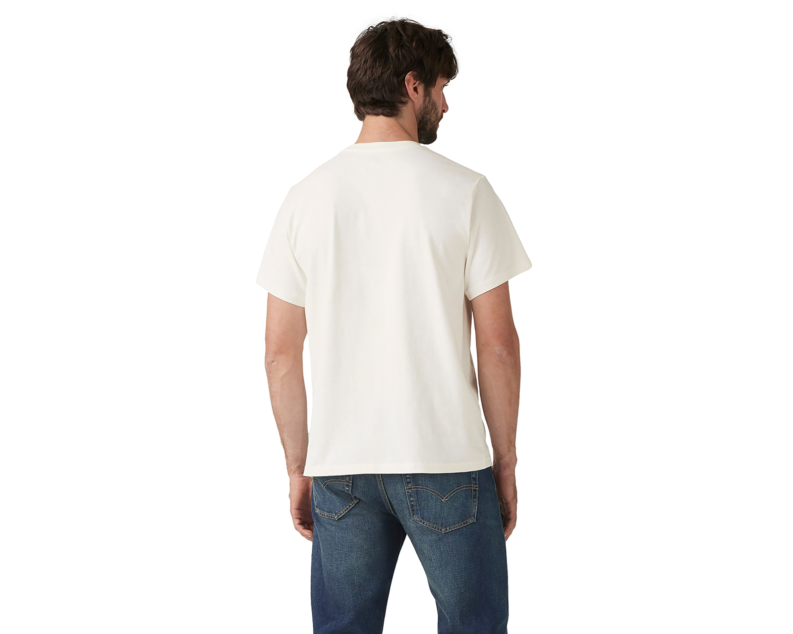 Foto 2 | Foto 2 | Playera Levi's Blanca Cuello Redondo para Hombre