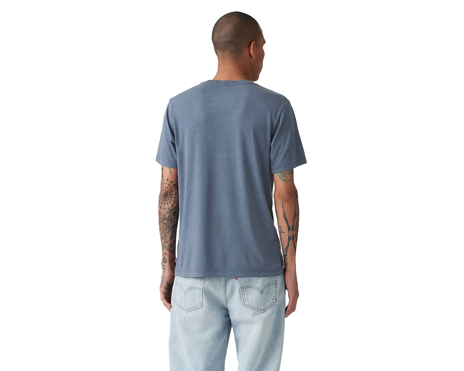 Foto 2 | Foto 2 | Playera Levi's Azul Cuello Redondo para Hombre