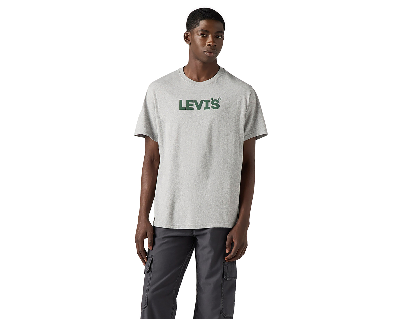 Foto 1 | Foto 1 | Playera de Cuello Redondo Gris Levi's para Hombre