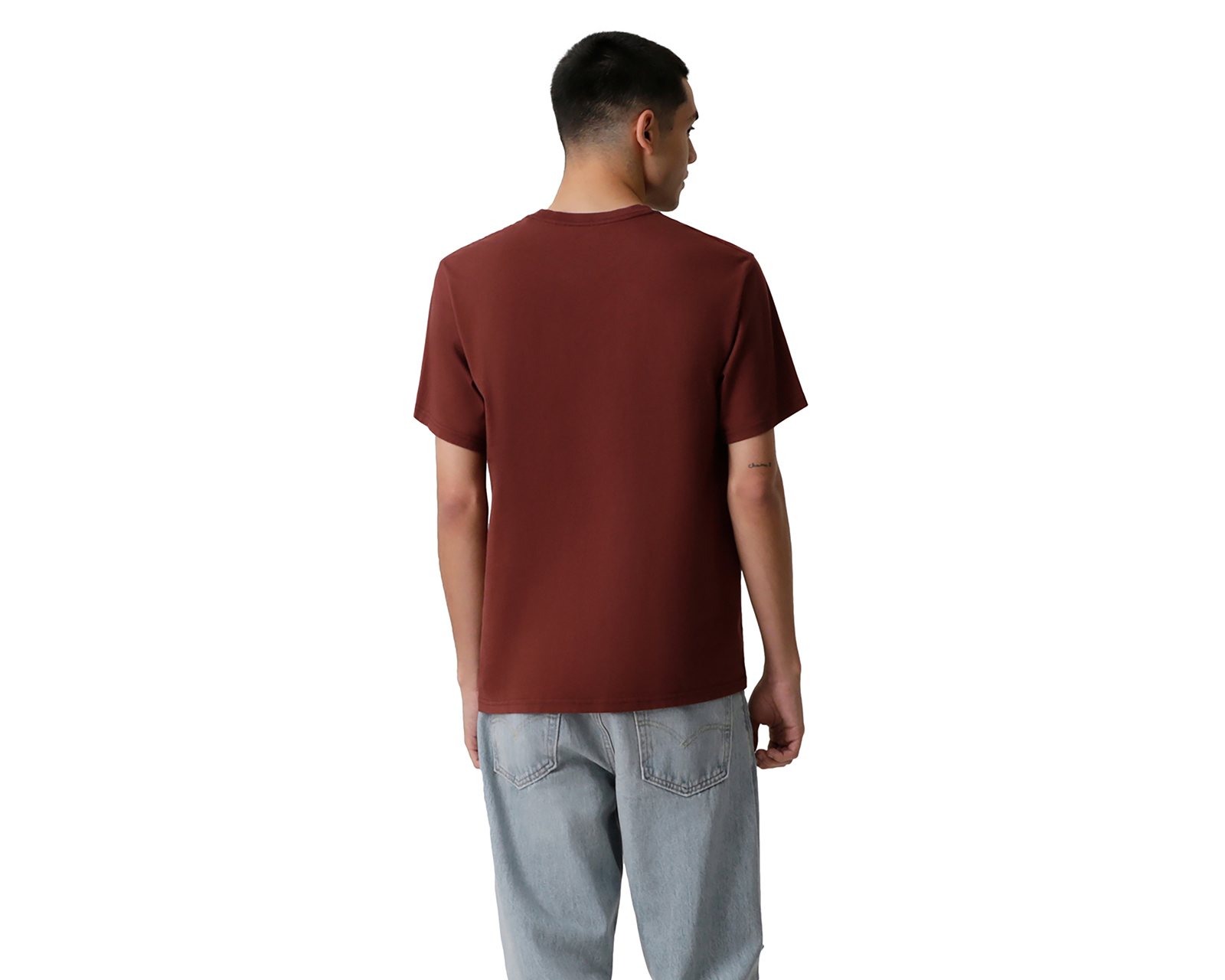 Foto 4 pulgar | Foto 3 | Playera Levi's Vino Cuello Redondo para Hombre