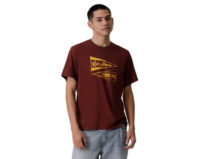 Foto 4 | Foto 4 | Playera Levi's Vino Cuello Redondo para Hombre