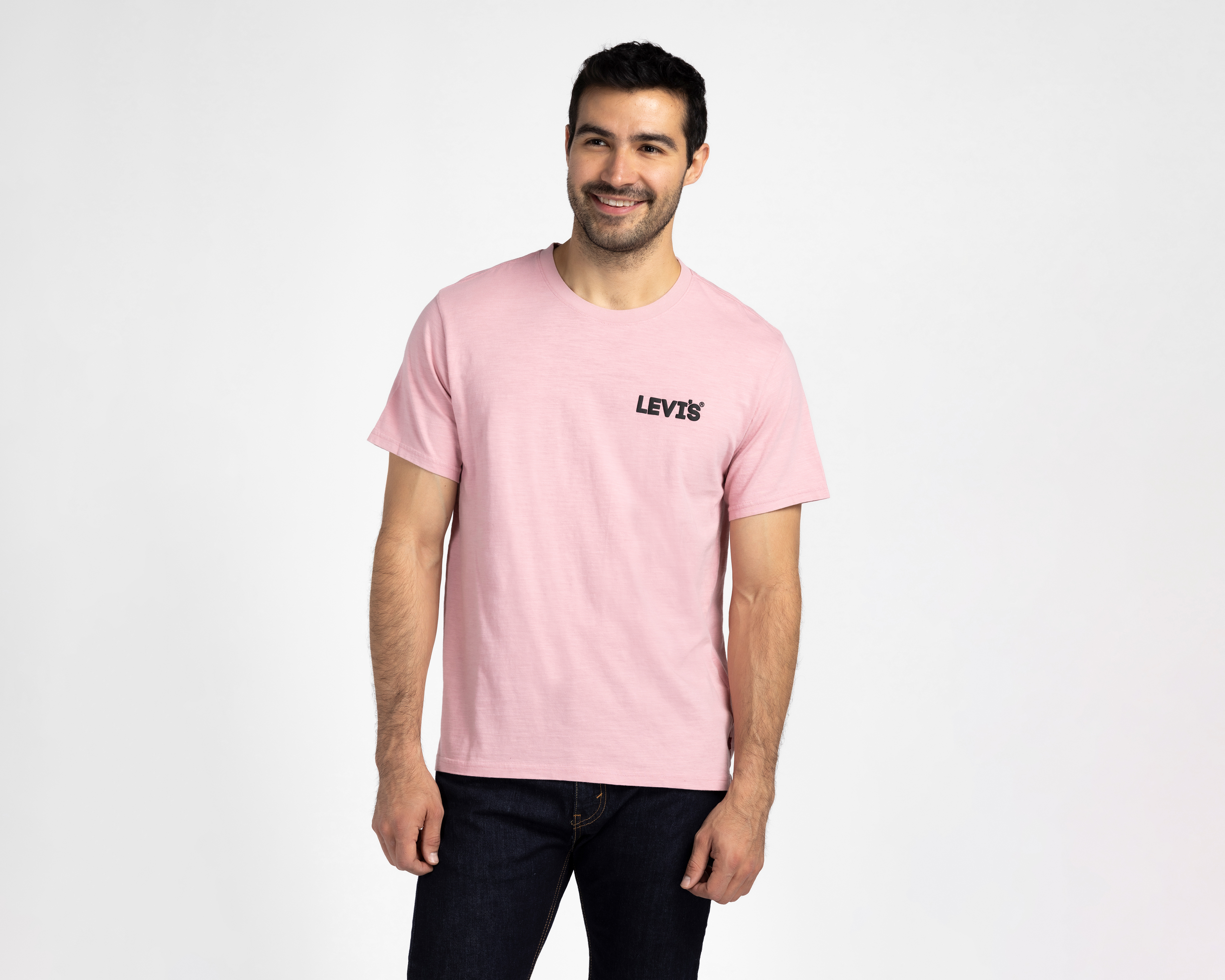 Playera de Cuello Redondo Rosa Levi's para Hombre