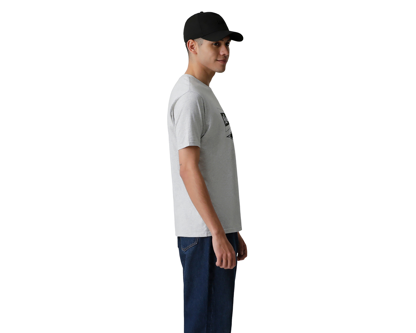 Foto 3 pulgar | Foto 2 | Playera Levi's Gris Cuello Redondo para Hombre
