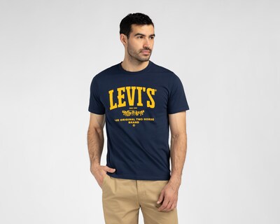 Foto 1 | Foto 1 | Playera de Cuello Redondo Azul Levi's para Hombre