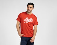 Playera de Cuello Redondo Anaranjada Levi's para Hombre
