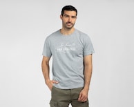 Playera de Cuello Redondo Gris Levi's para Hombre