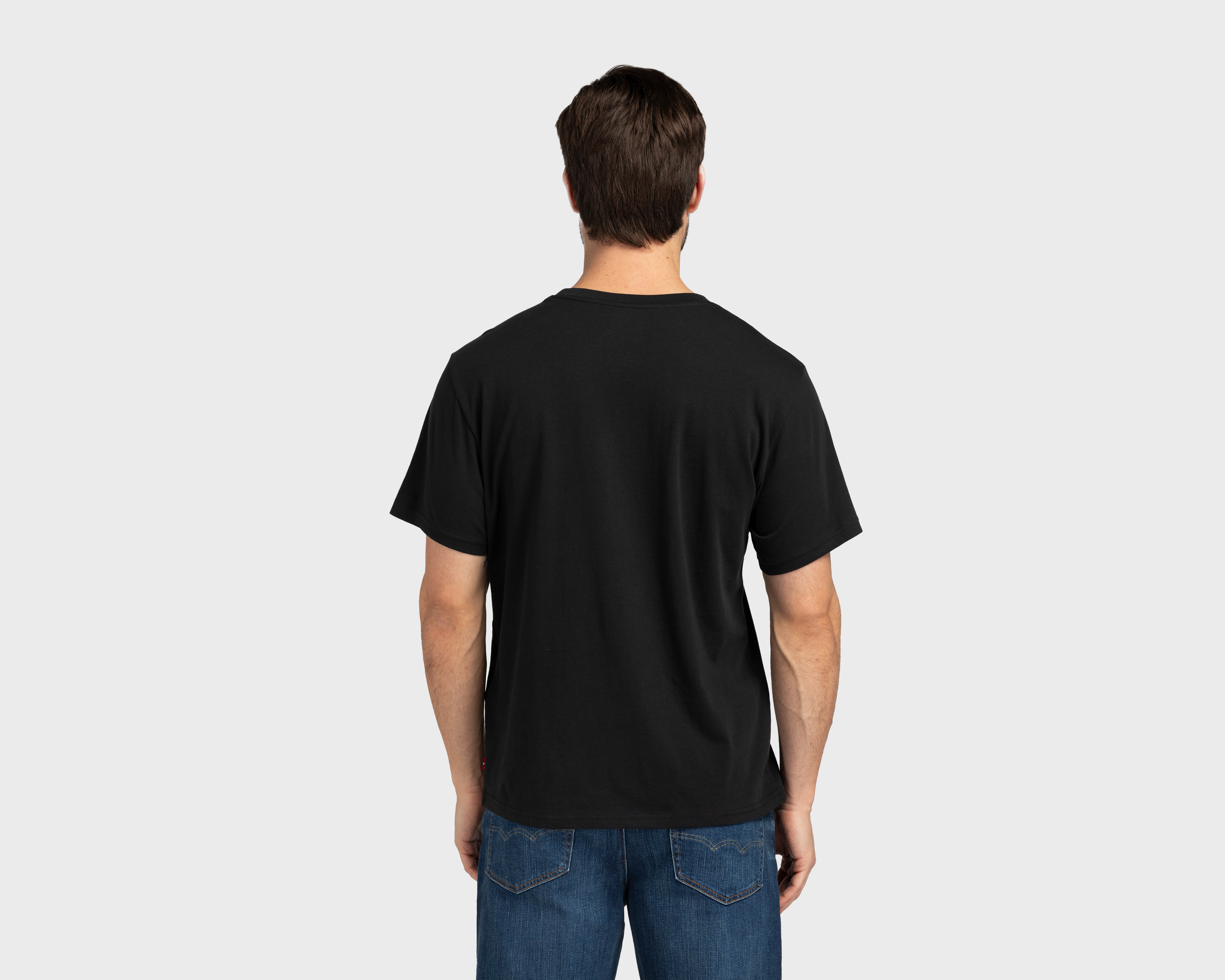 Foto 3 pulgar | Foto 2 | Playera de Cuello Redondo Negra Levi's para Hombre