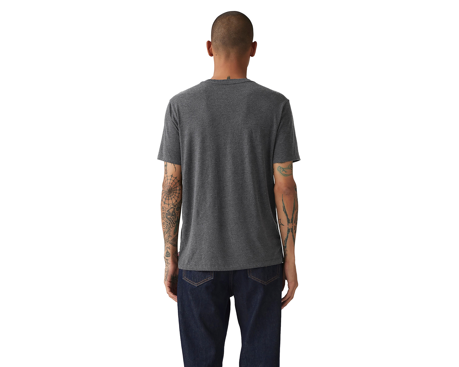 Foto 3 pulgar | Foto 2 | Playera Levi's Negra Cuello Redondo para Hombre