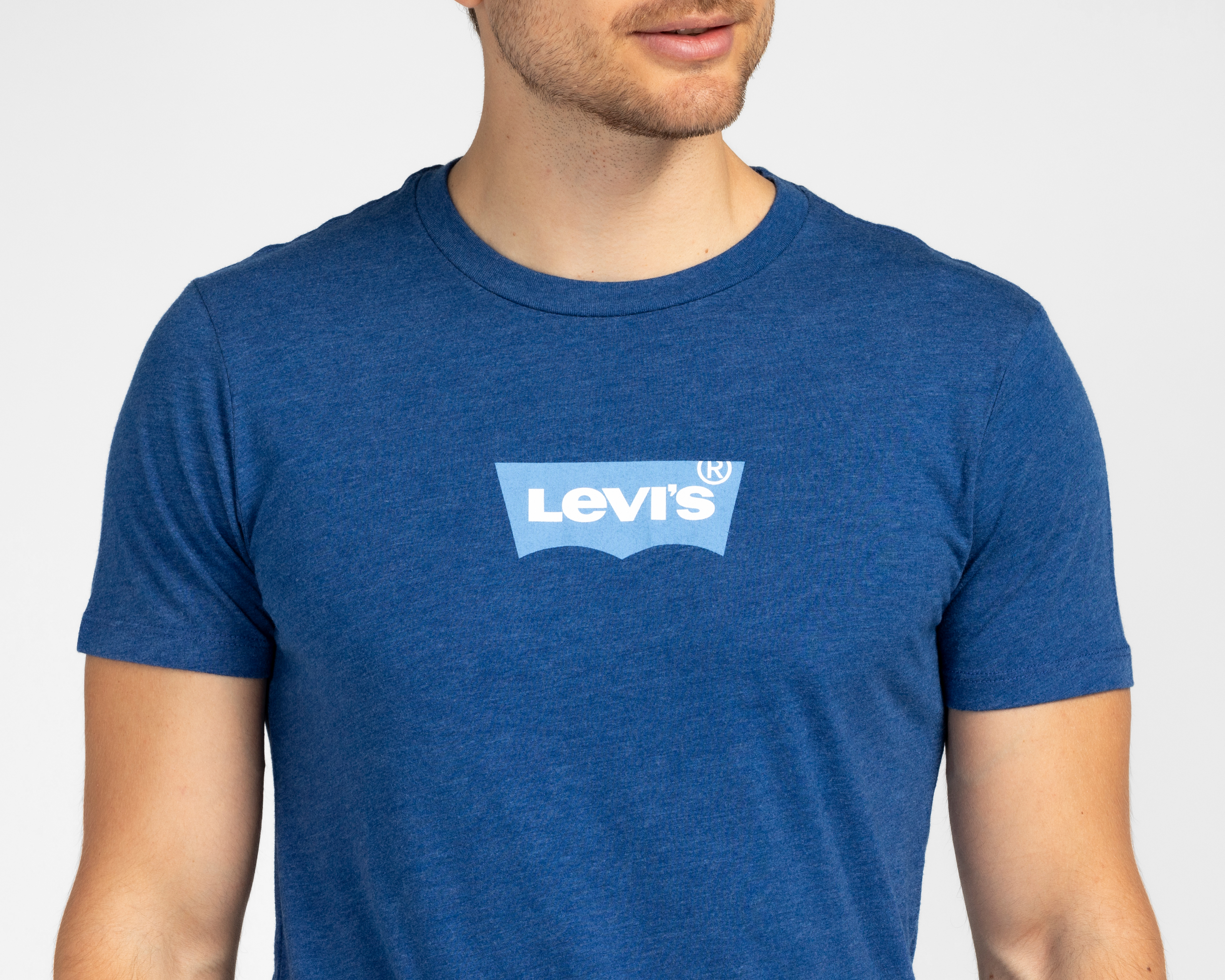Foto 3 | Foto 3 | Playera de Cuello Redondo Azul Levi's para Hombre