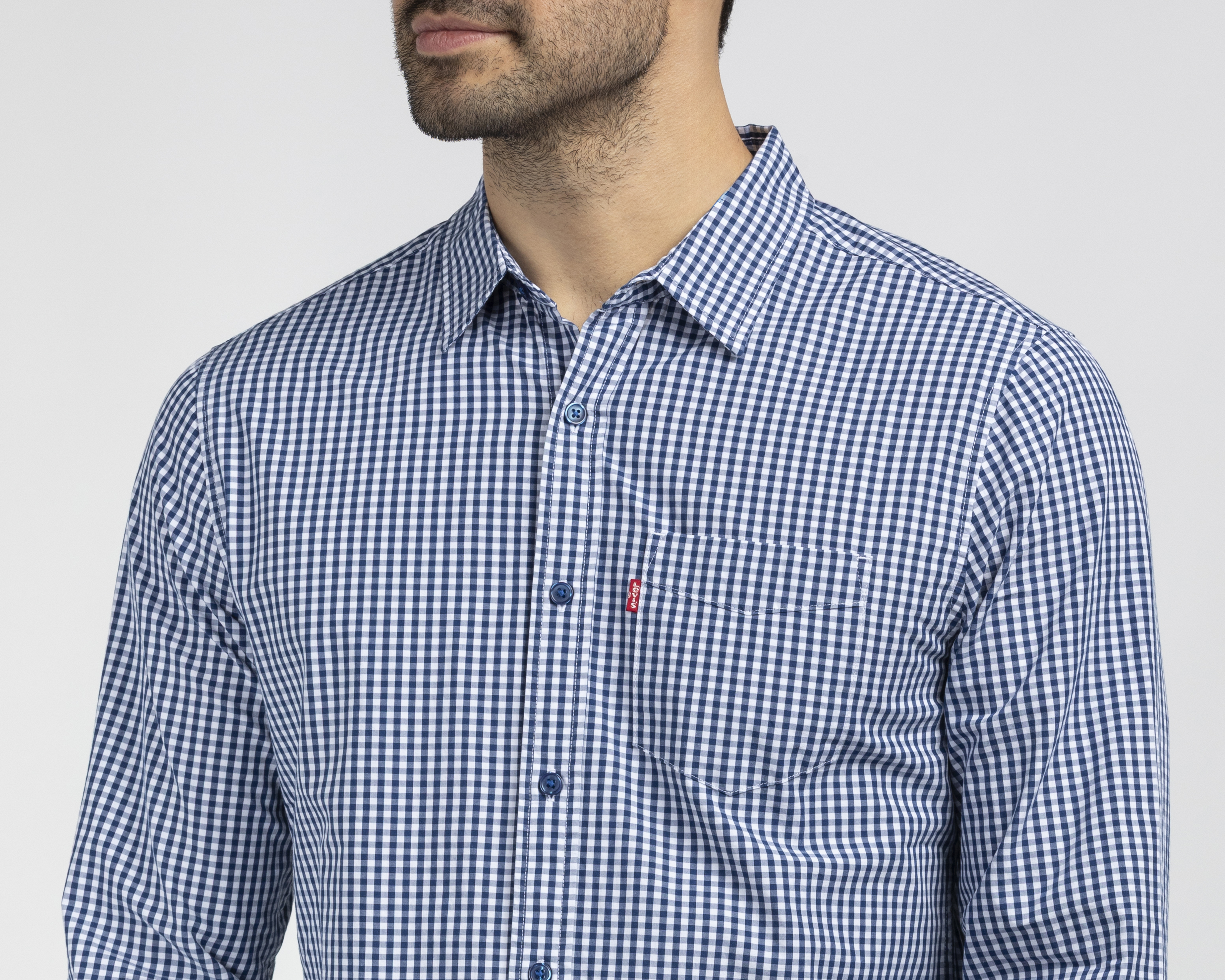 Foto 4 pulgar | Foto 3 | Camisa Casual de Algodón Levi's Regular a Cuadros para Hombre