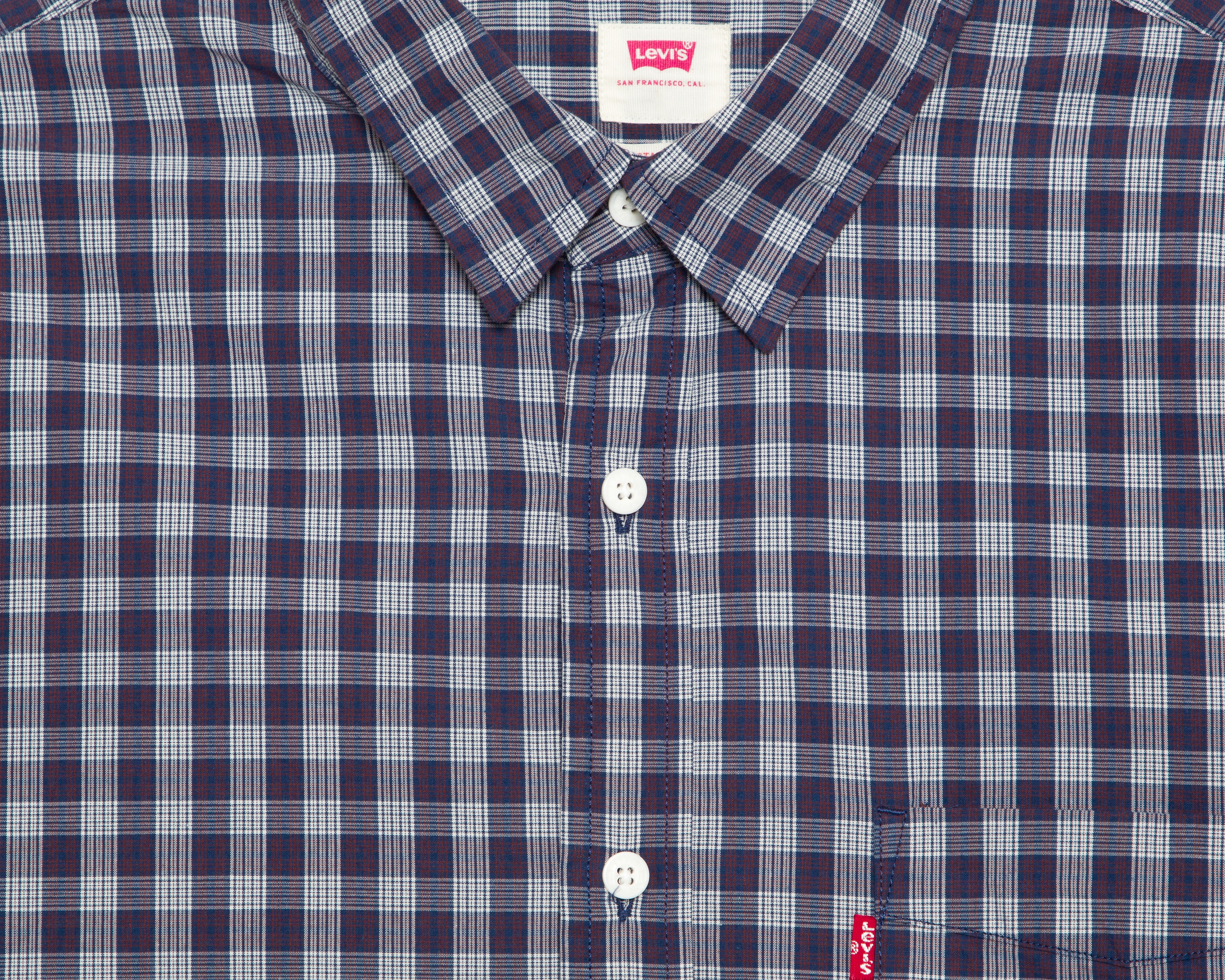 Foto 3 | Foto 3 | Camisa Casual de Algodón Levi's Regular a Cuadros para Hombre