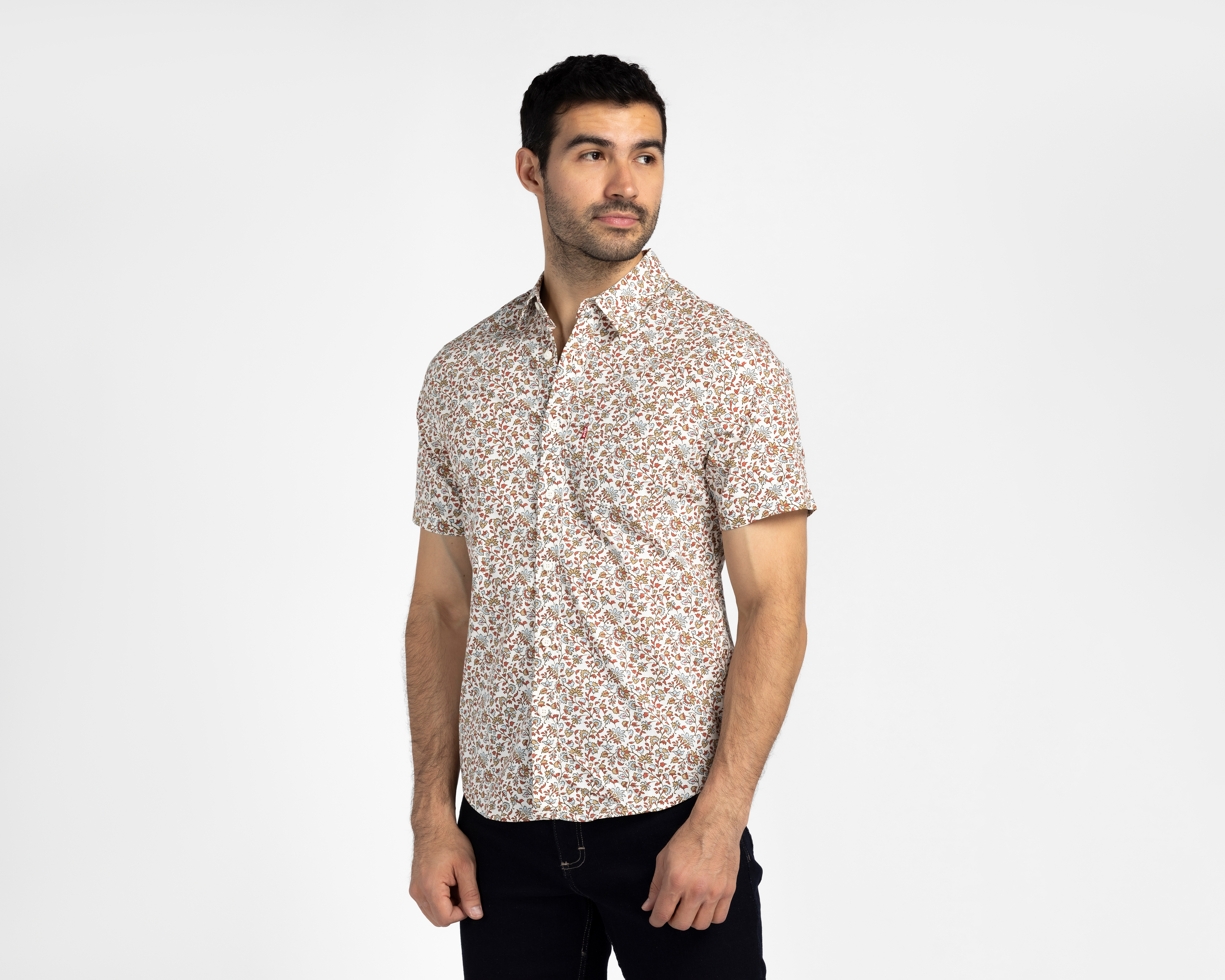 Camisa Casual de Algodón Levi's Regular Fit Floral para Hombre