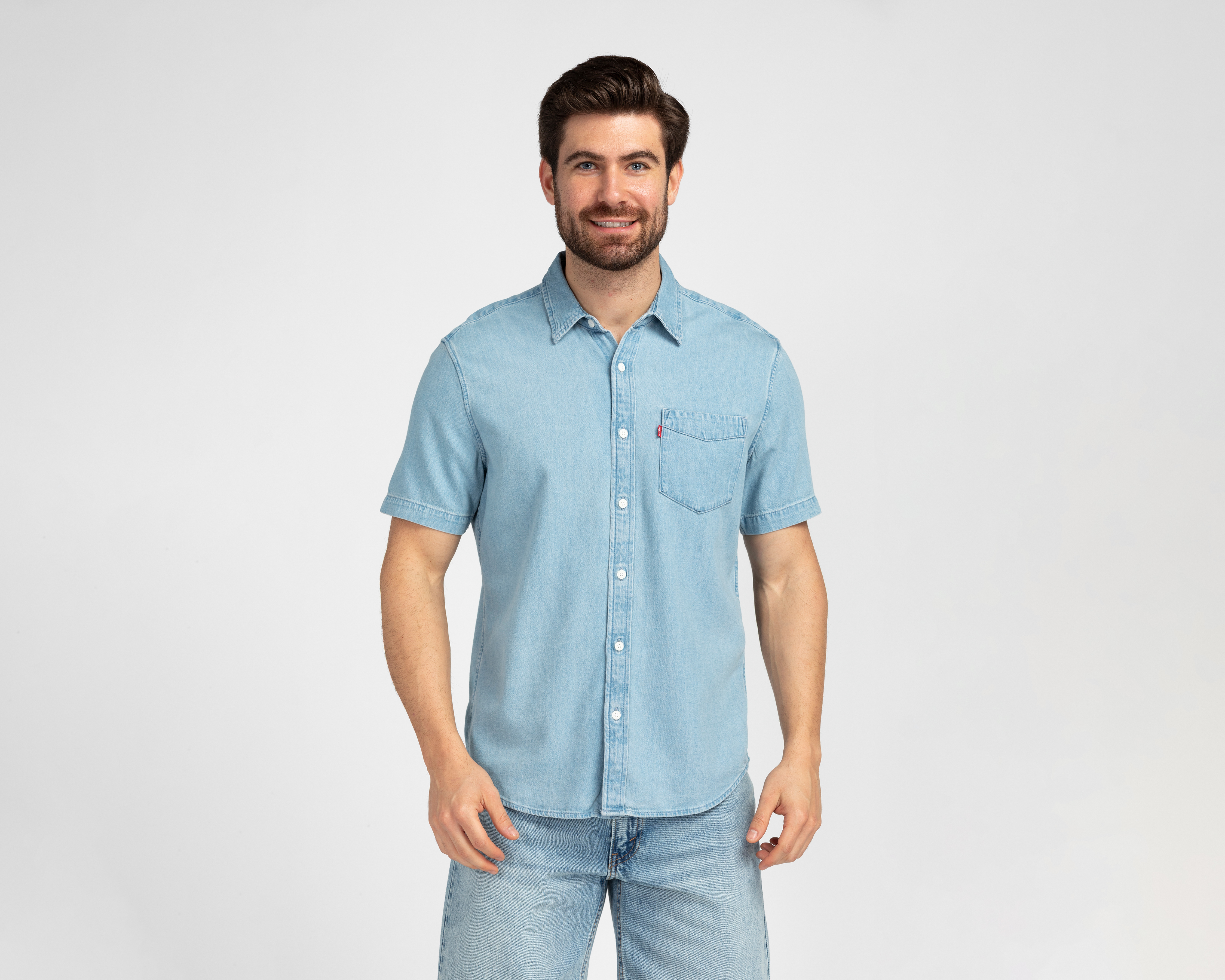 Foto 1 | Foto 1 | Camisa Casual de Algodón Levi's Standard Fit Lisa para Hombre