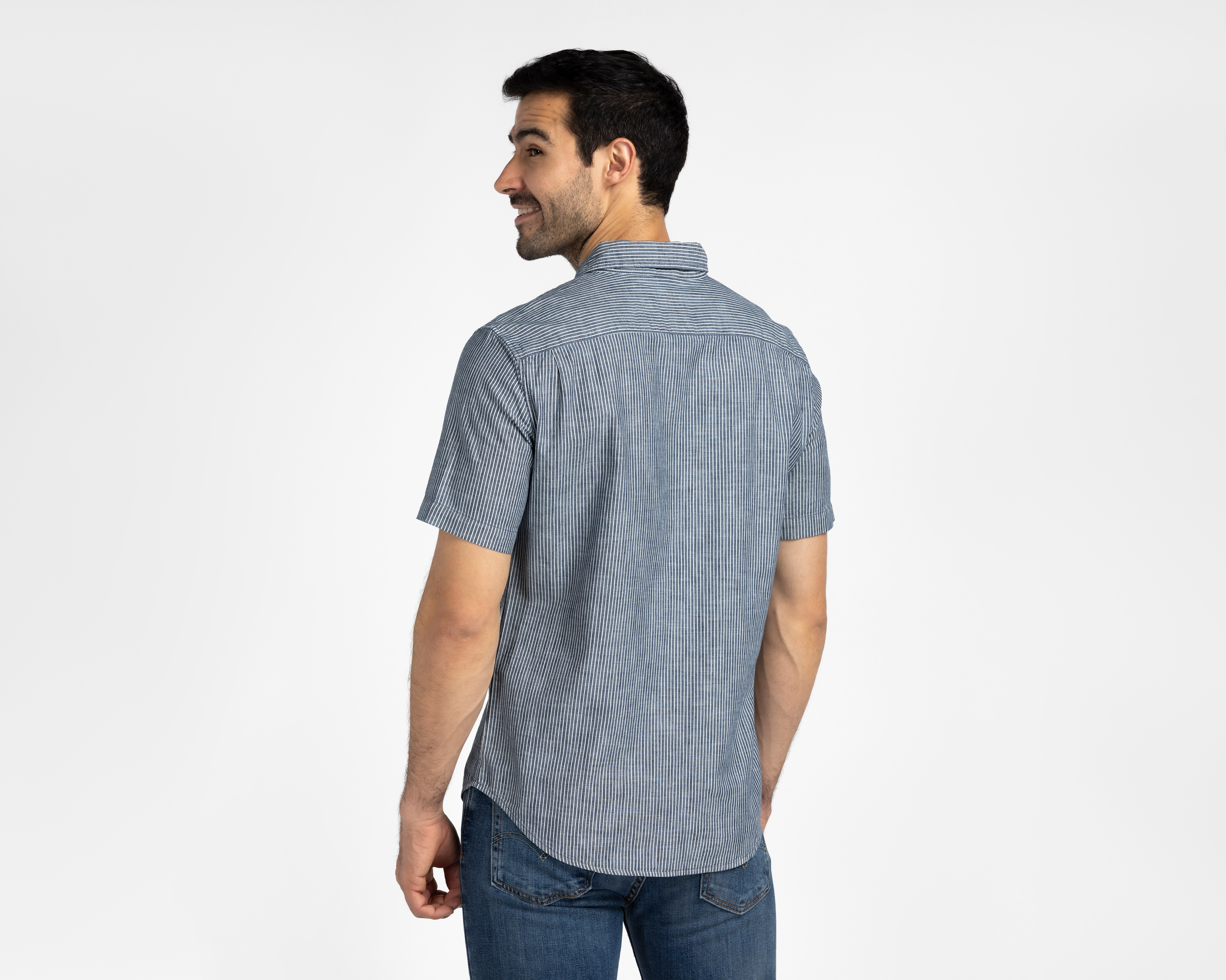 Foto 3 pulgar | Foto 2 | Camisa Casual de Algodón Levi's Regular Fit a Rayas para Hombre