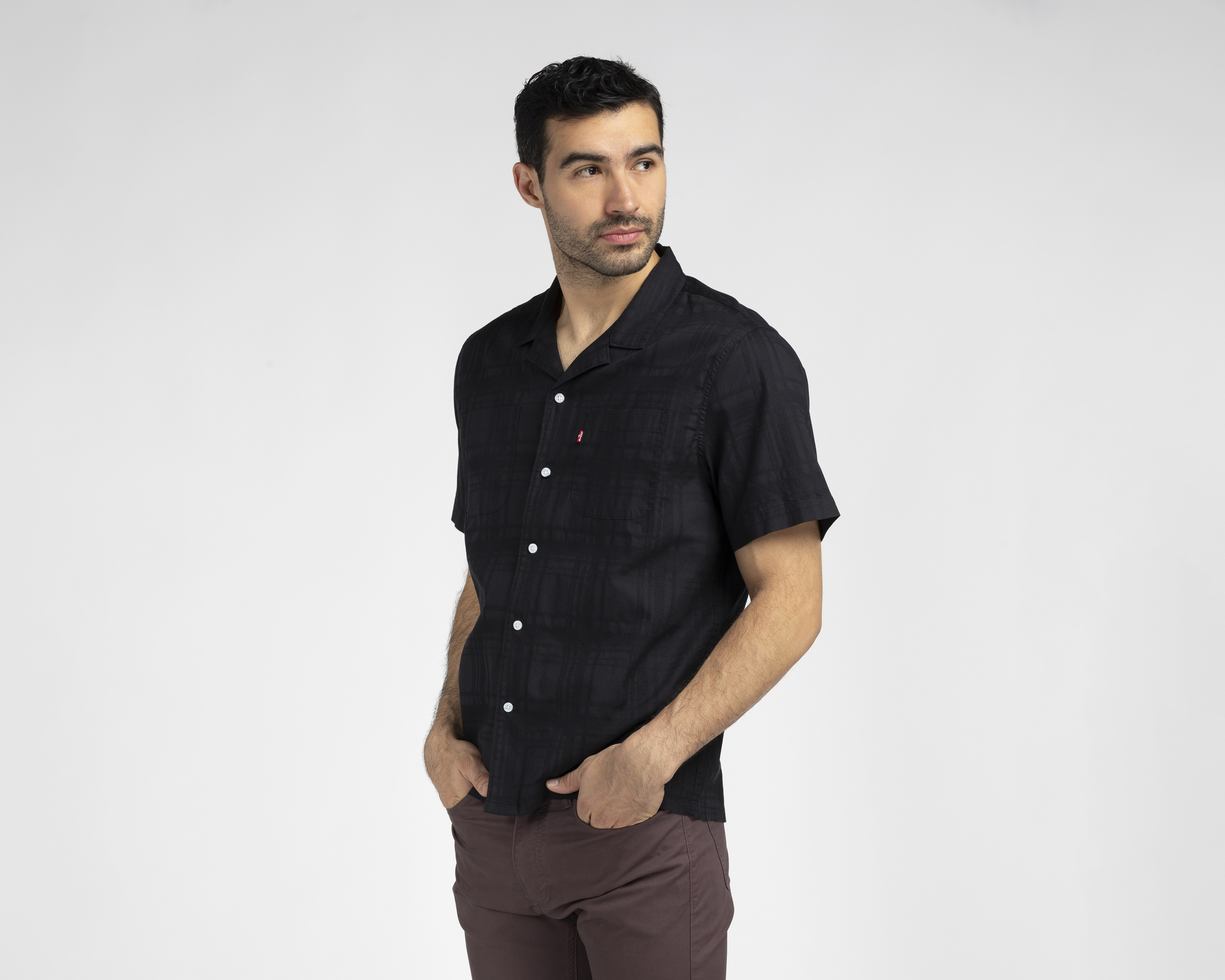 Foto 2 pulgar | Foto 1 | Camisa de Algodón Levi's Regular a Cuadros para Hombre