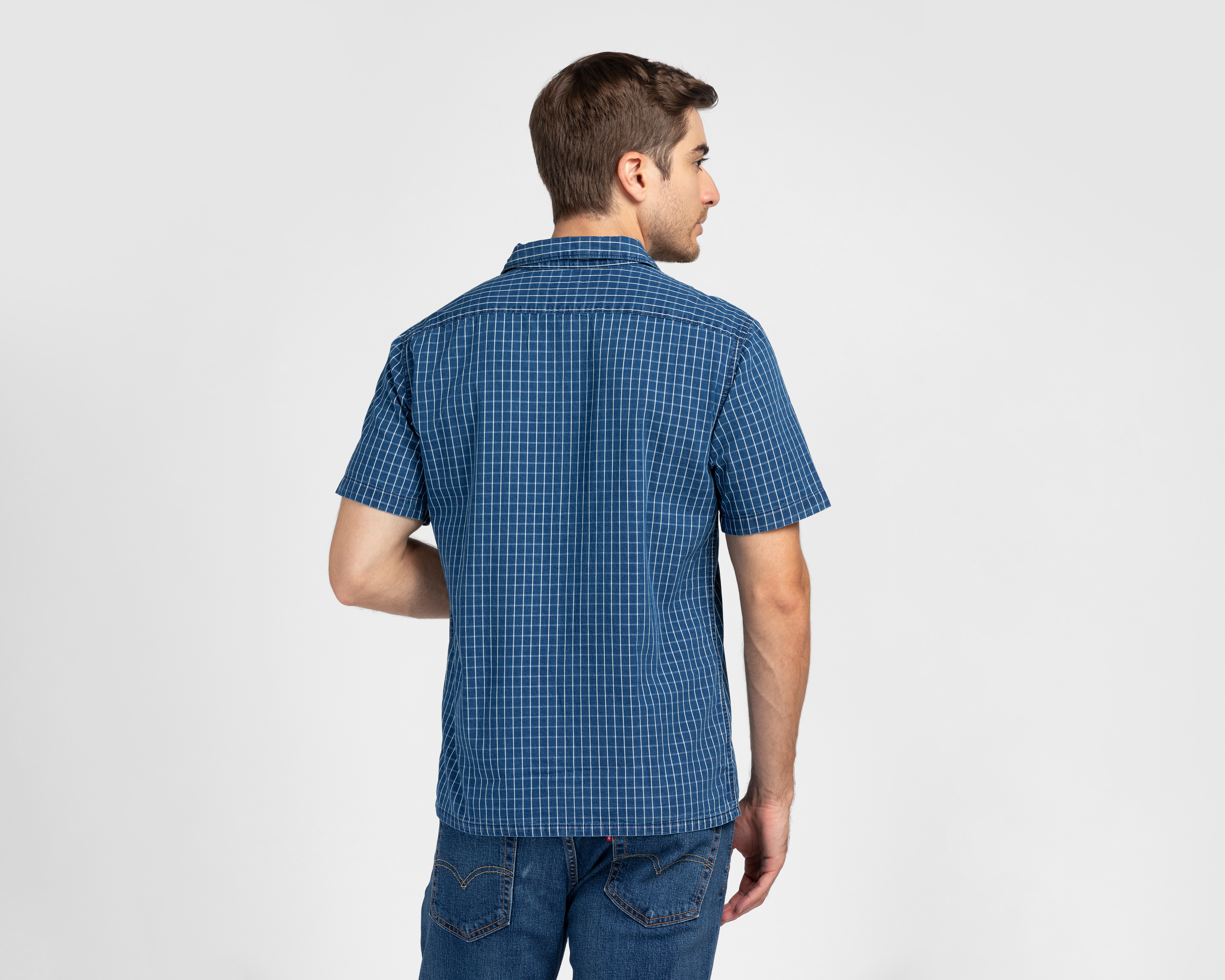 Foto 3 pulgar | Foto 2 | Camisa de Algodón Levi's Regular a Cuadros para Hombre