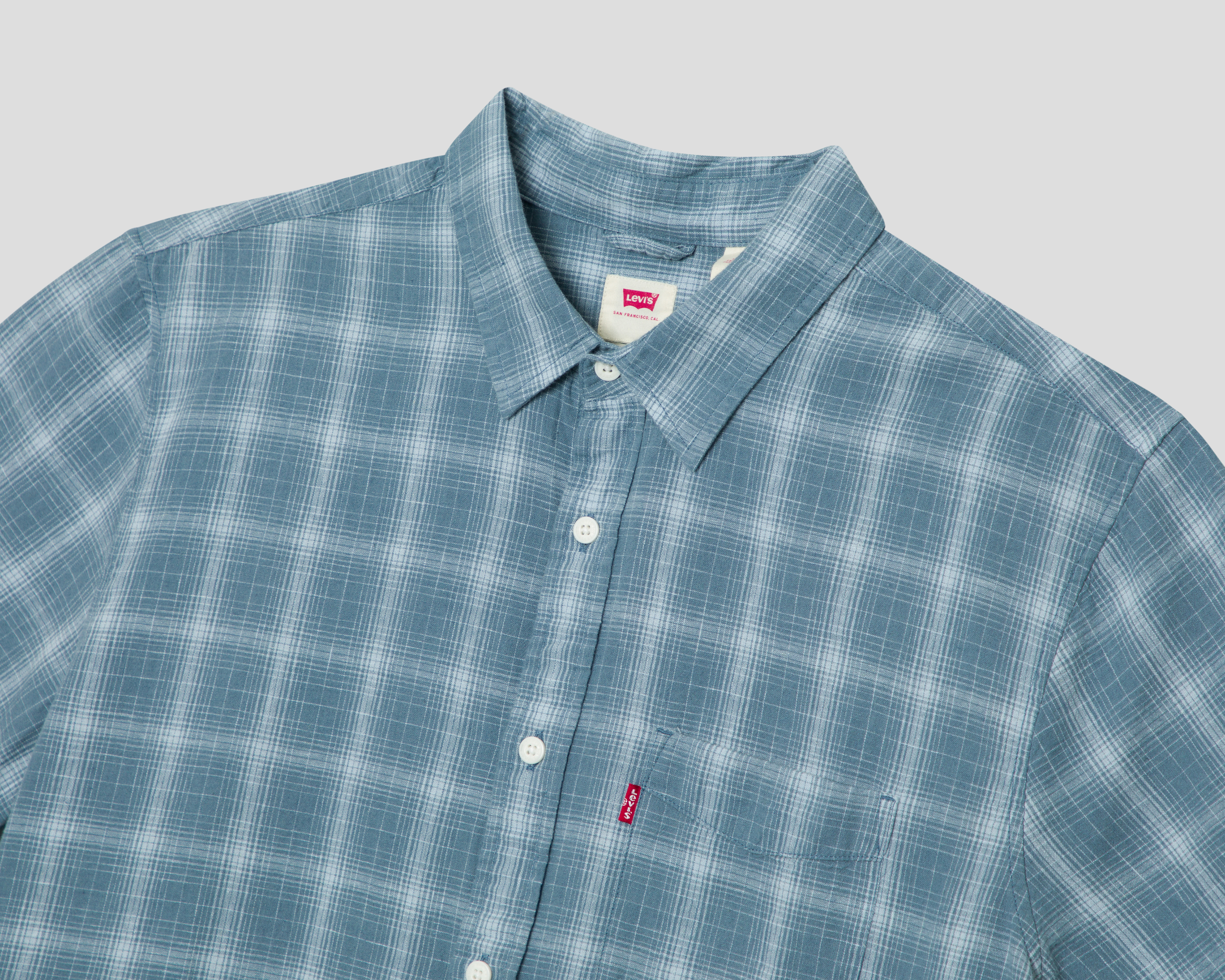 Foto 4 pulgar | Foto 3 | Camisa Casual Levi's Regular a Cuadros para Hombre