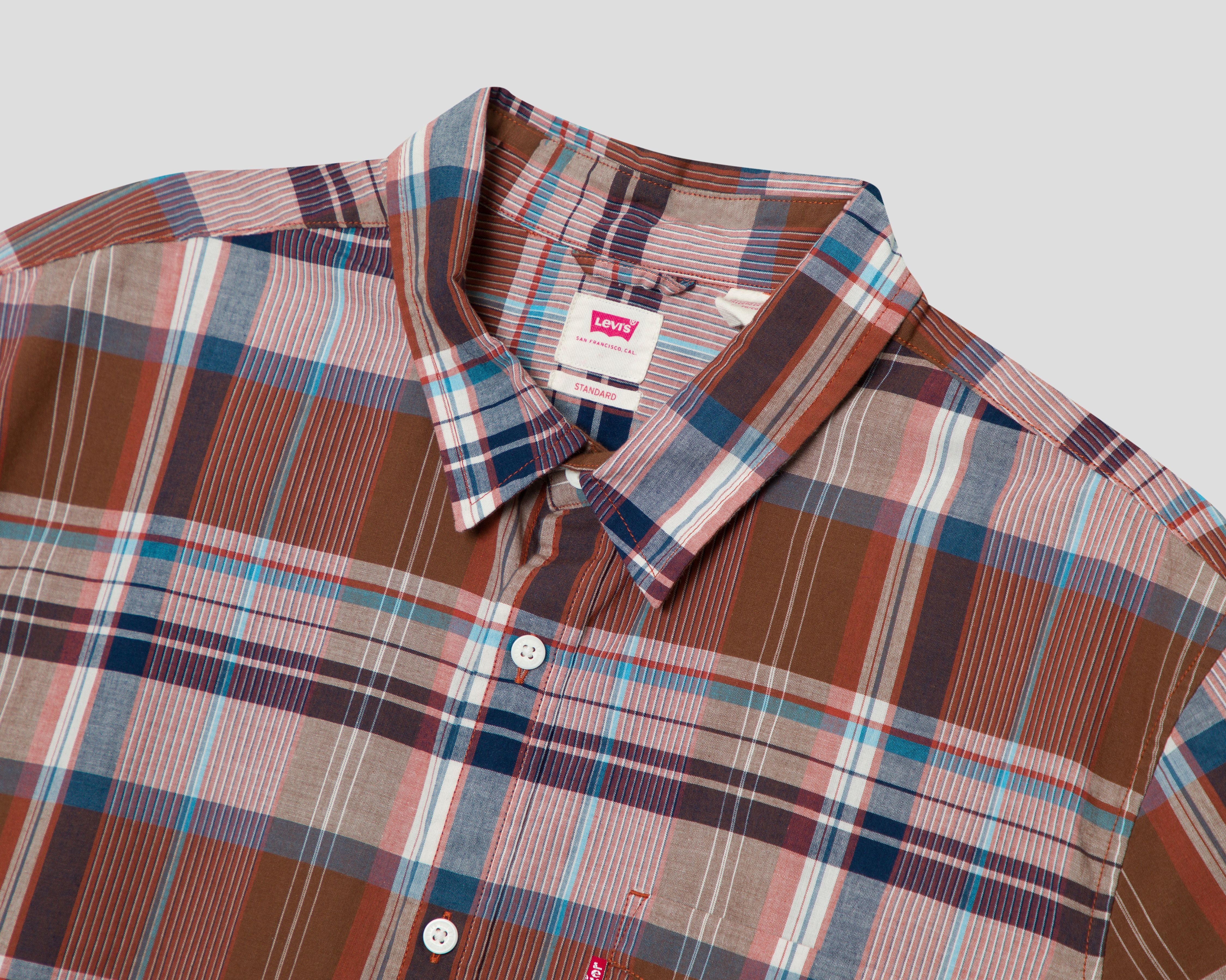 Foto 3 | Foto 3 | Camisa Casual Levi's Regular a Cuadros para Hombre