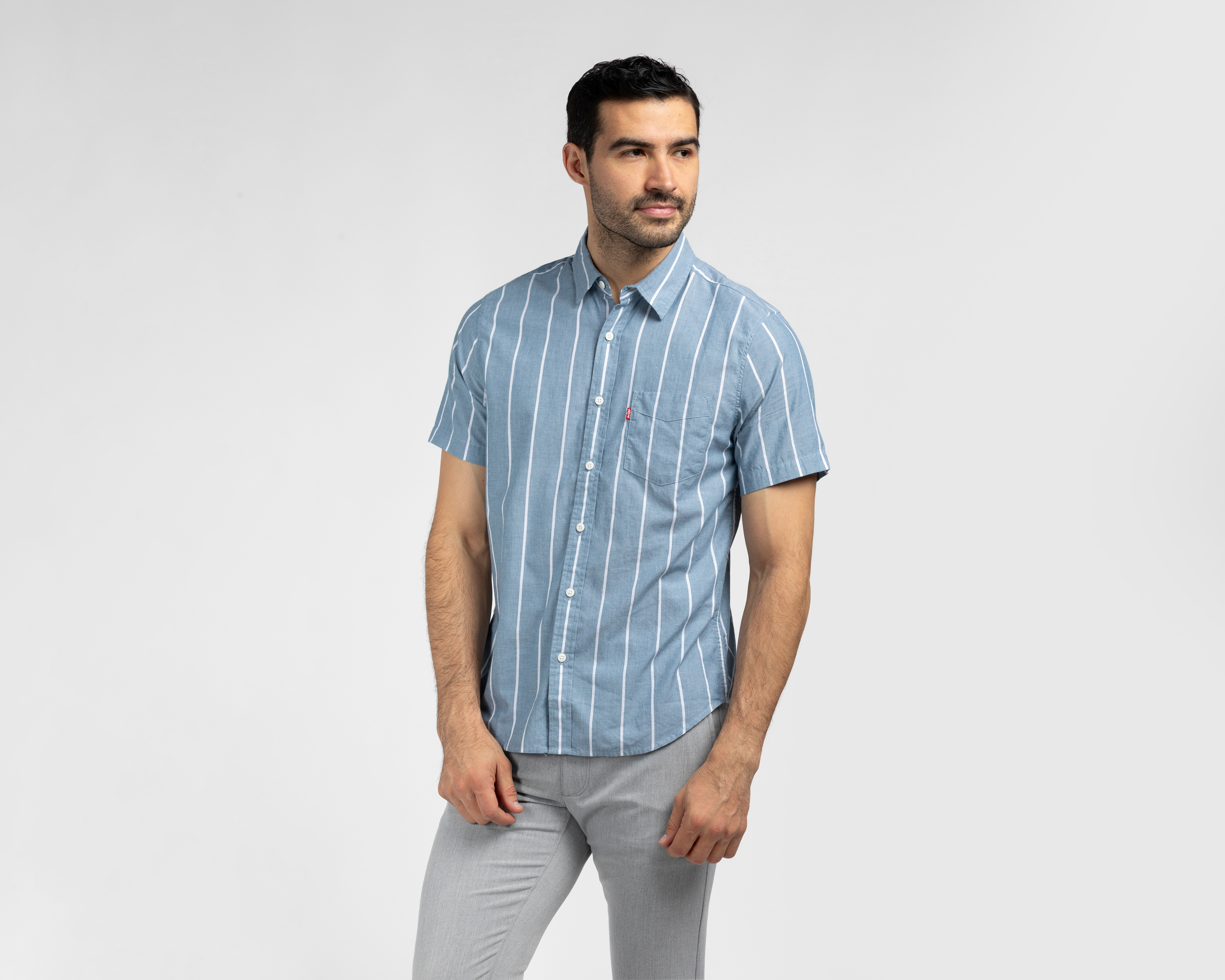 Camisa Casual Levi's Standard Fit a Rayas para Hombre