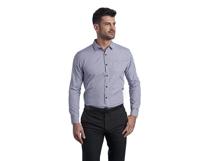 Camisa Casual Porto Sur Slim Fit a Cuadros