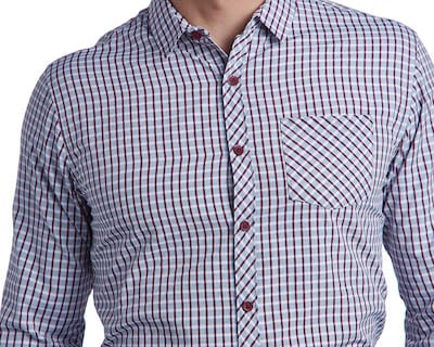 Foto 3 | Foto 3 | Camisa Casual Porto Sur Slim Fit a Cuadros