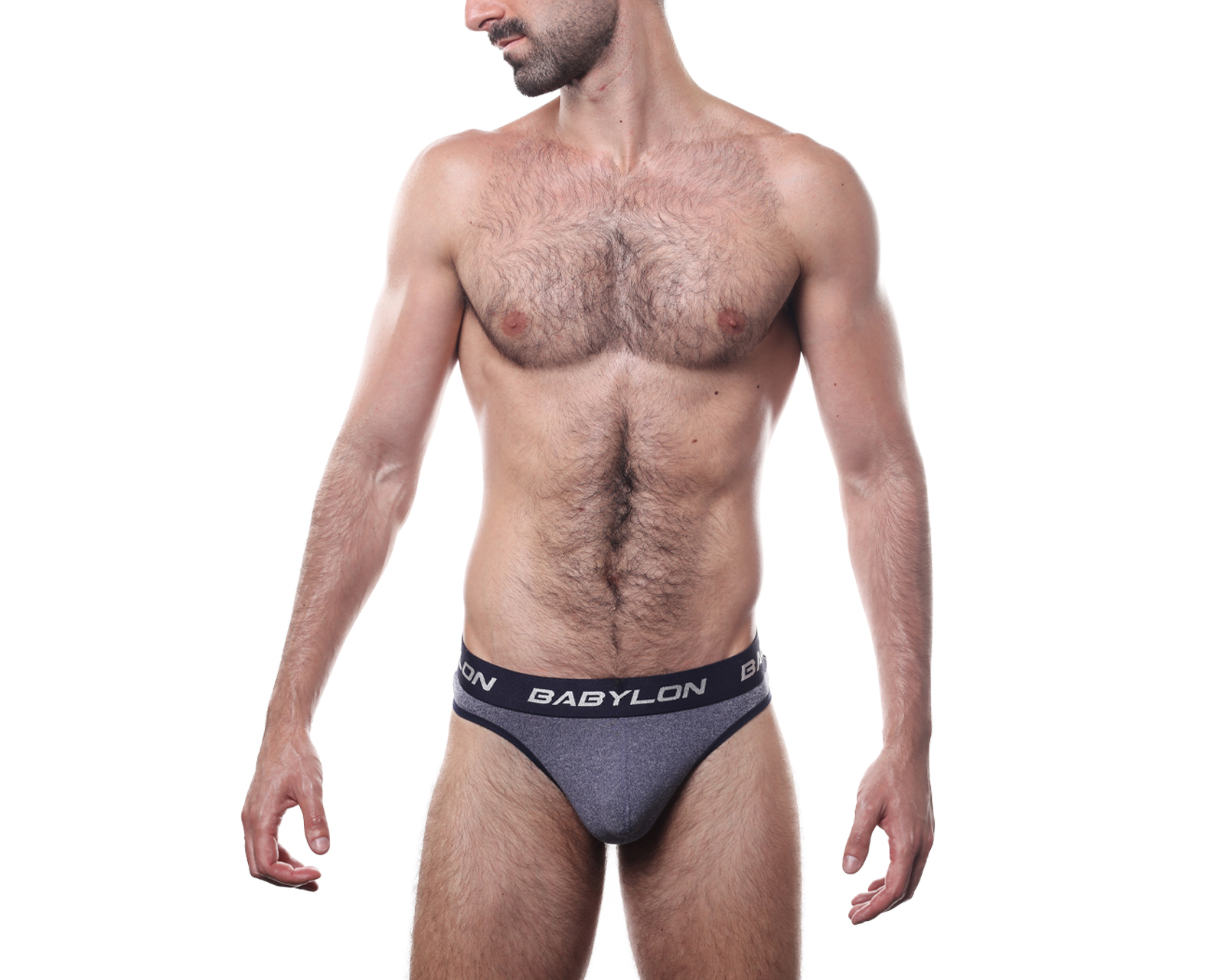 Foto 3 pulgar | Foto 2 | Tanga Babylon Gris 2 Piezas