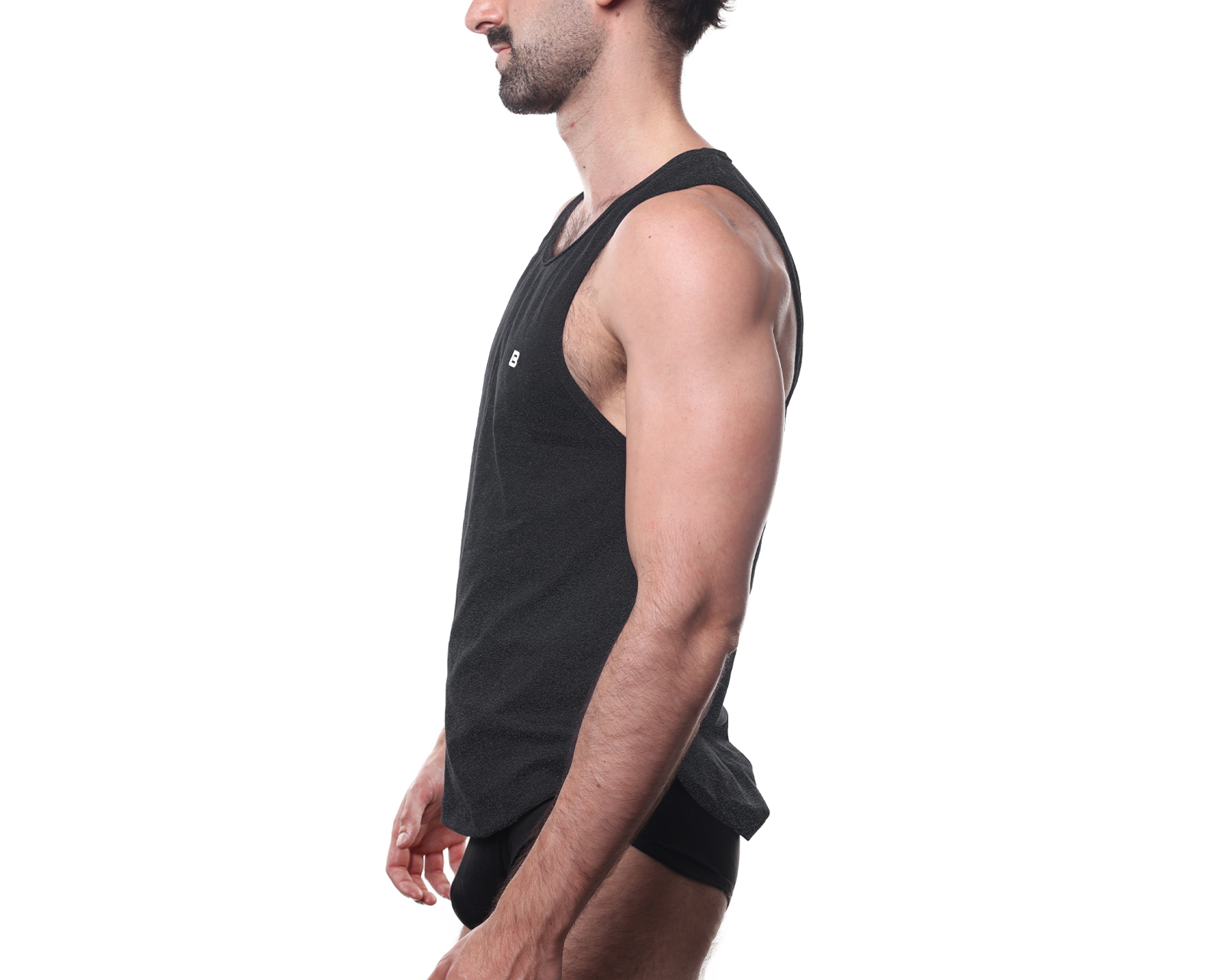 Foto 5 pulgar | Foto 4 | Camiseta Interior Cuello Redondo Babylon Negra 2 Piezas