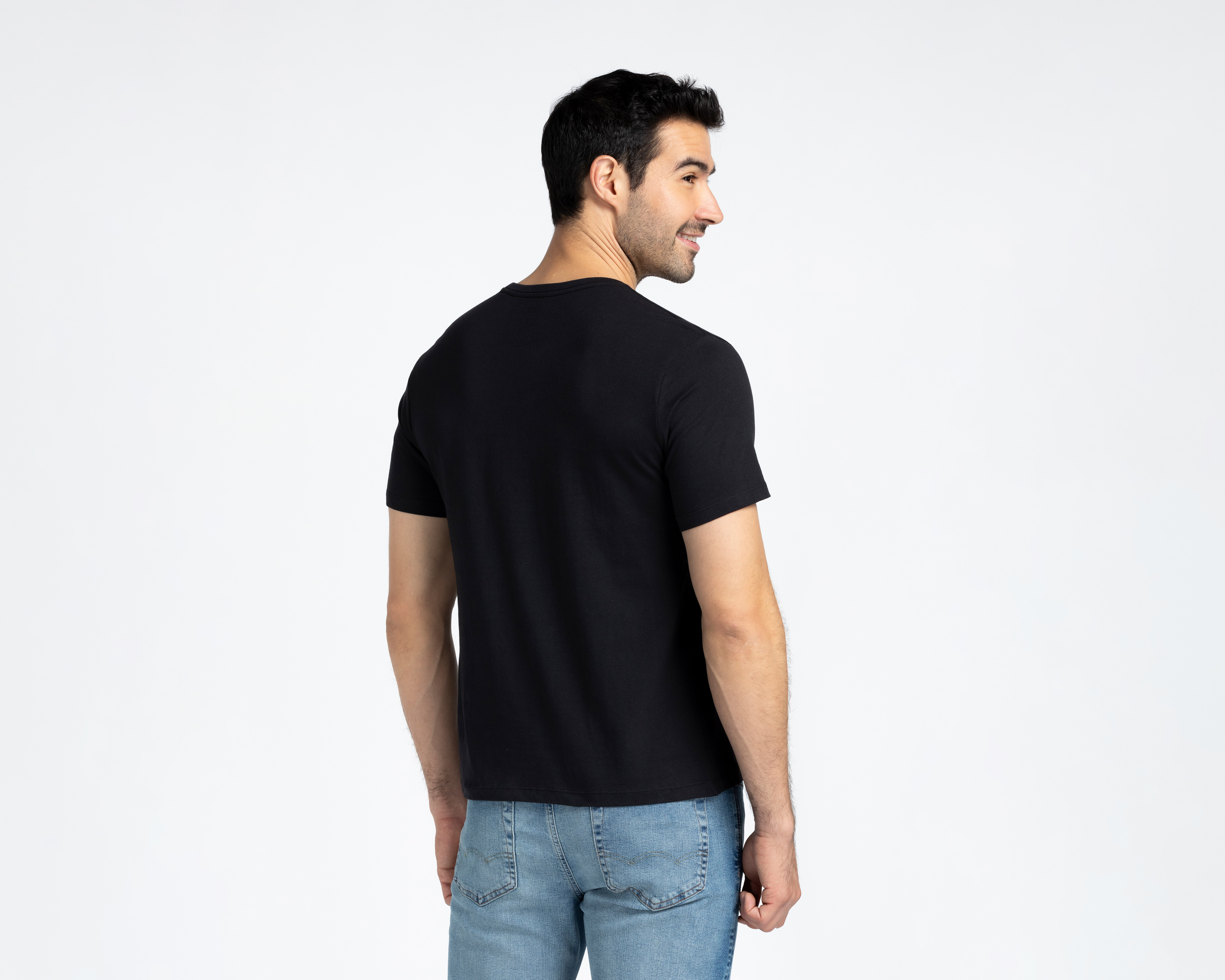 Foto 2 | Foto 2 | Playera Cuello Redondo Negro Levi's para Hombre