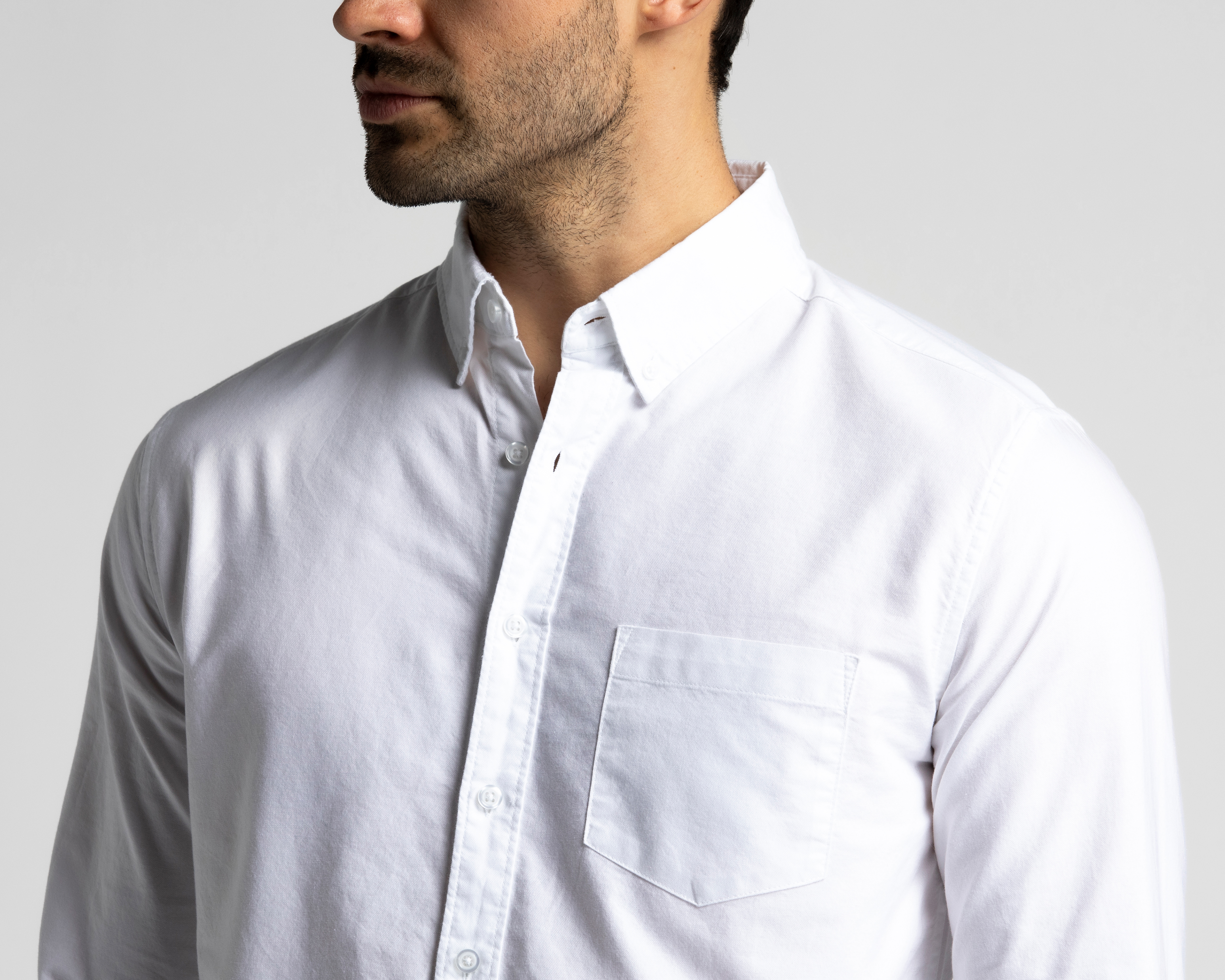 Foto 5 pulgar | Foto 4 | Camisa Casual de Algodón Refill Regular Blanca para Hombre