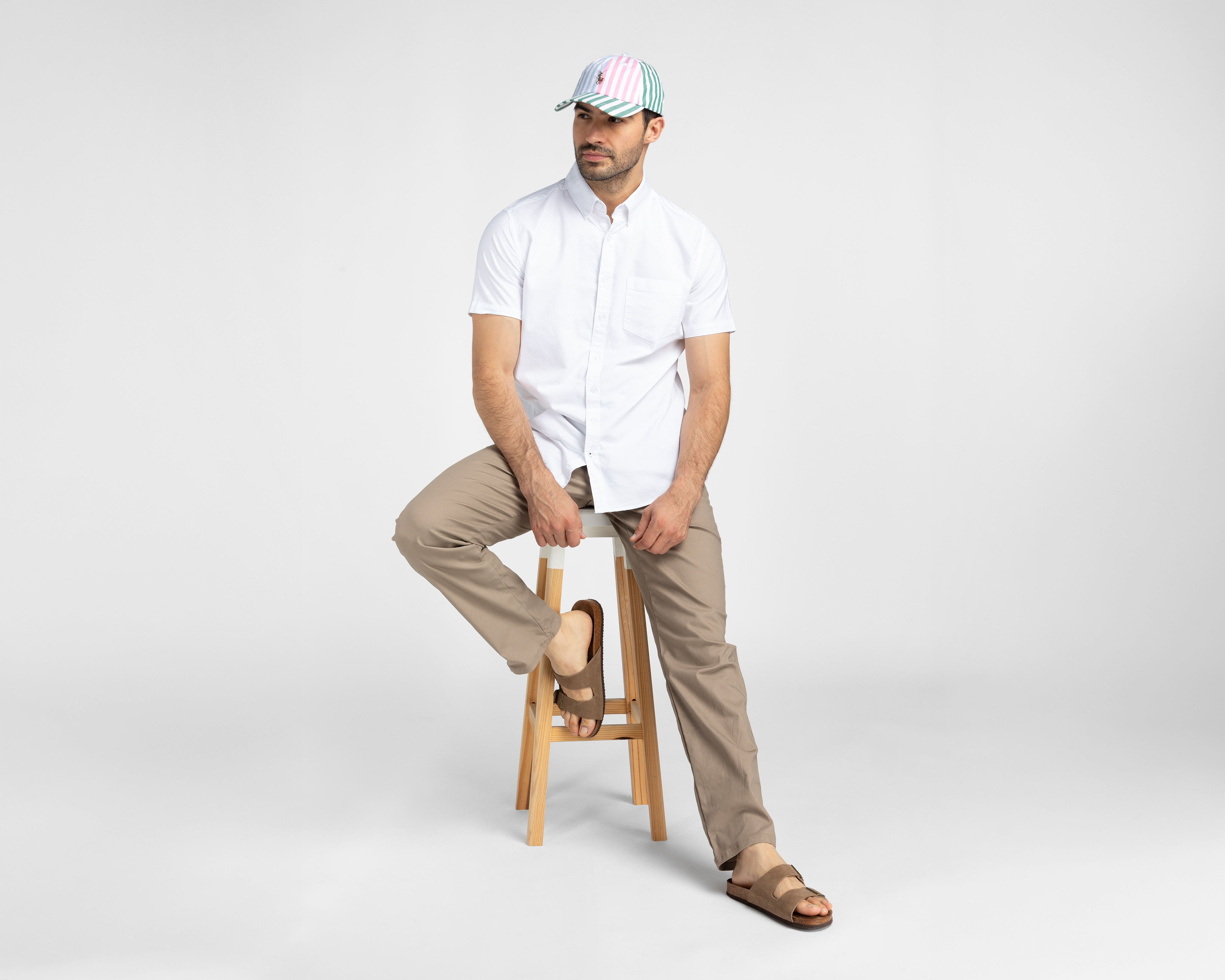 Foto 2 | Foto 2 | Camisa Casual de Algodón Refill Regular Lisa para Hombre