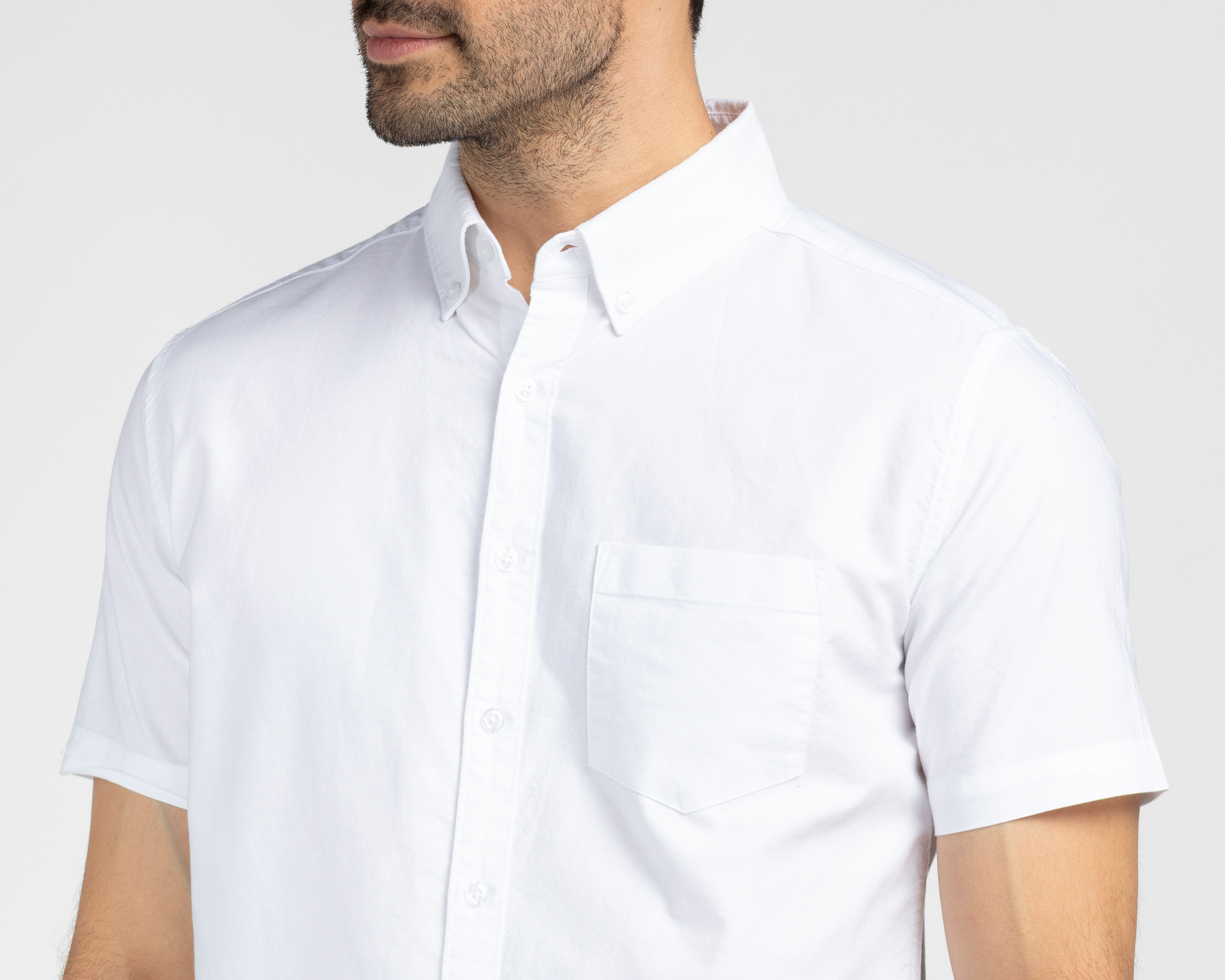 Foto 5 pulgar | Foto 4 | Camisa Casual de Algodón Refill Regular Lisa para Hombre