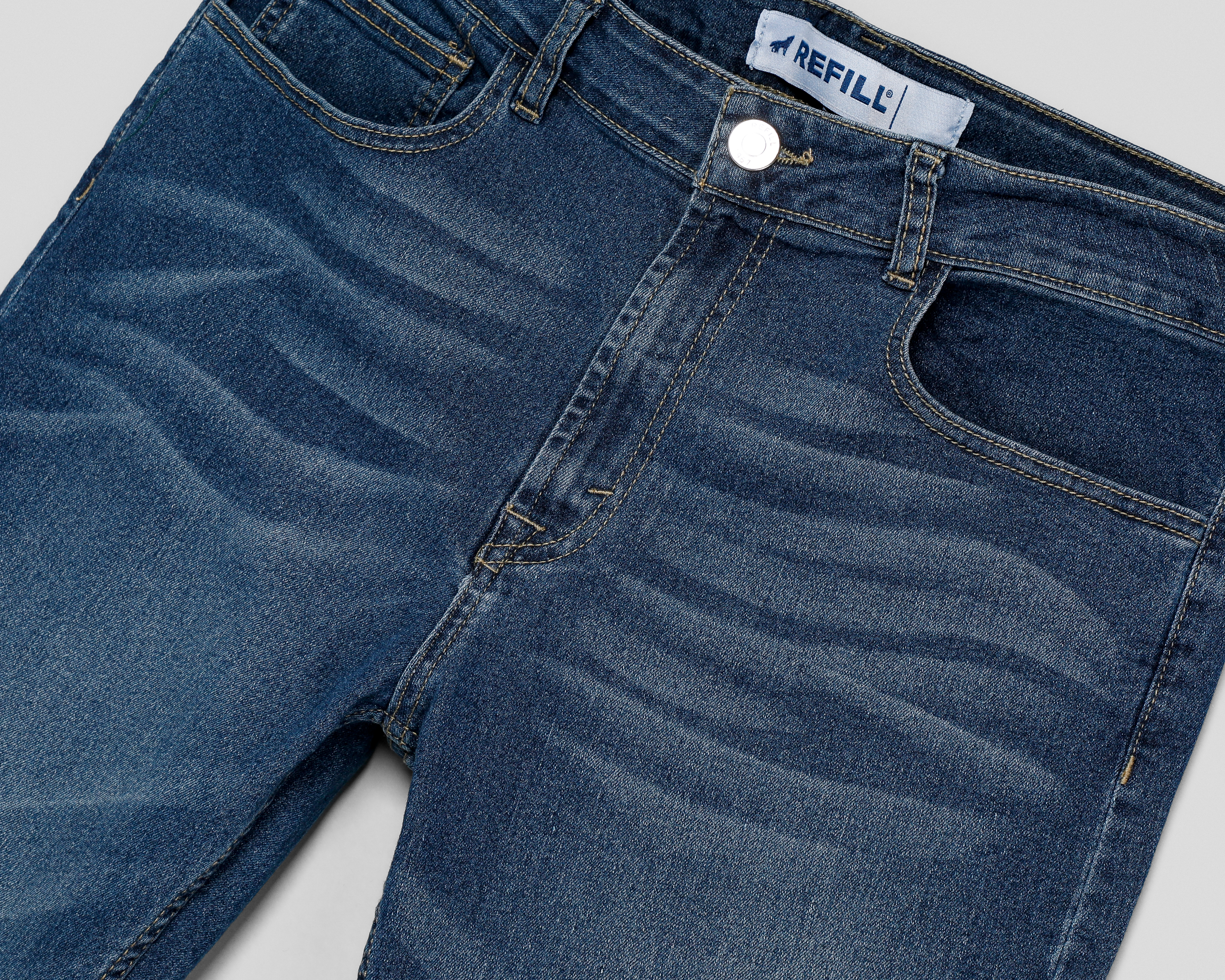 Foto 4 pulgar | Foto 3 | Jeans Slim Refill para Hombre