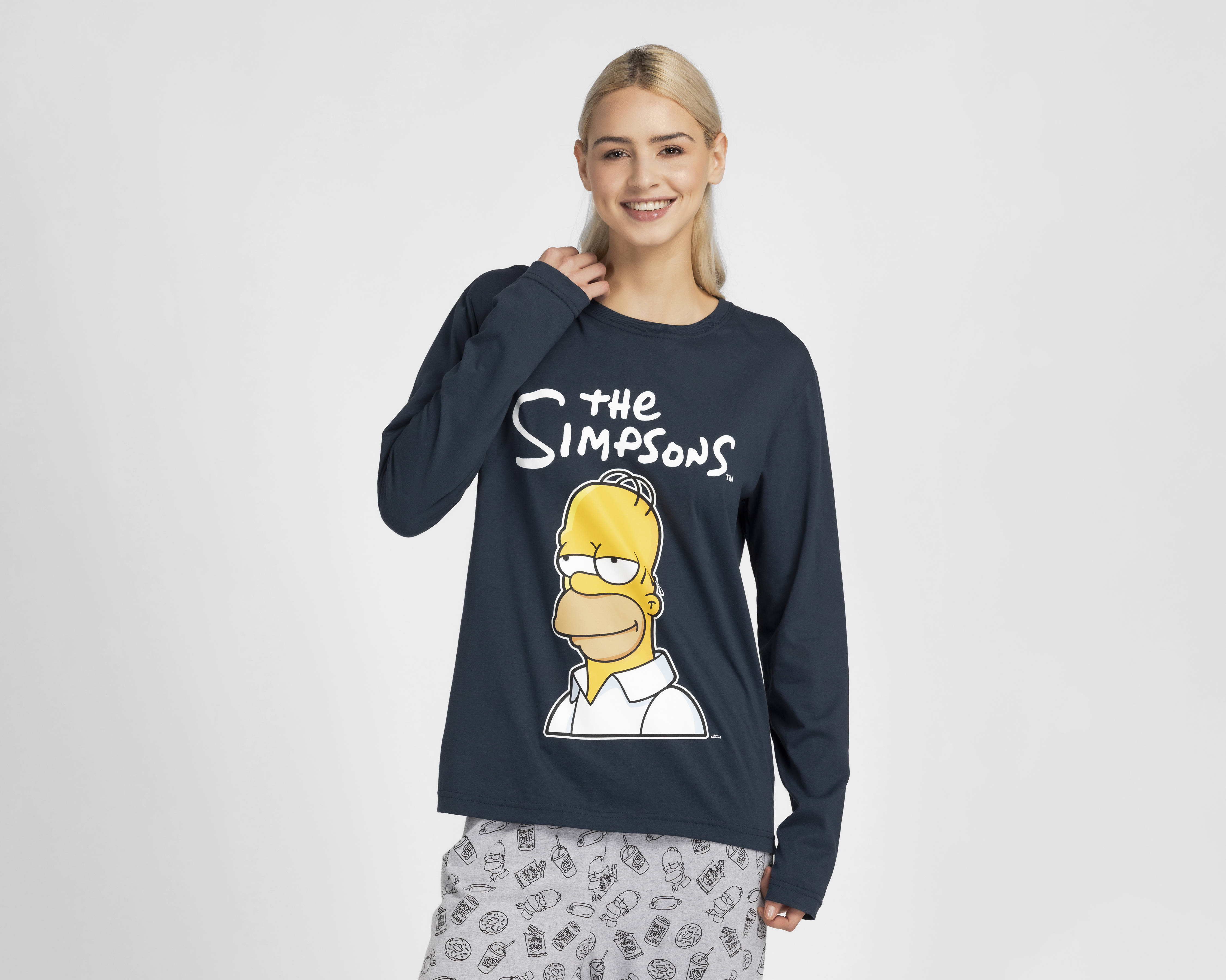 Foto 4 pulgar | Foto 3 | Pijama Disney The Simpson para Hombre 2 Piezas