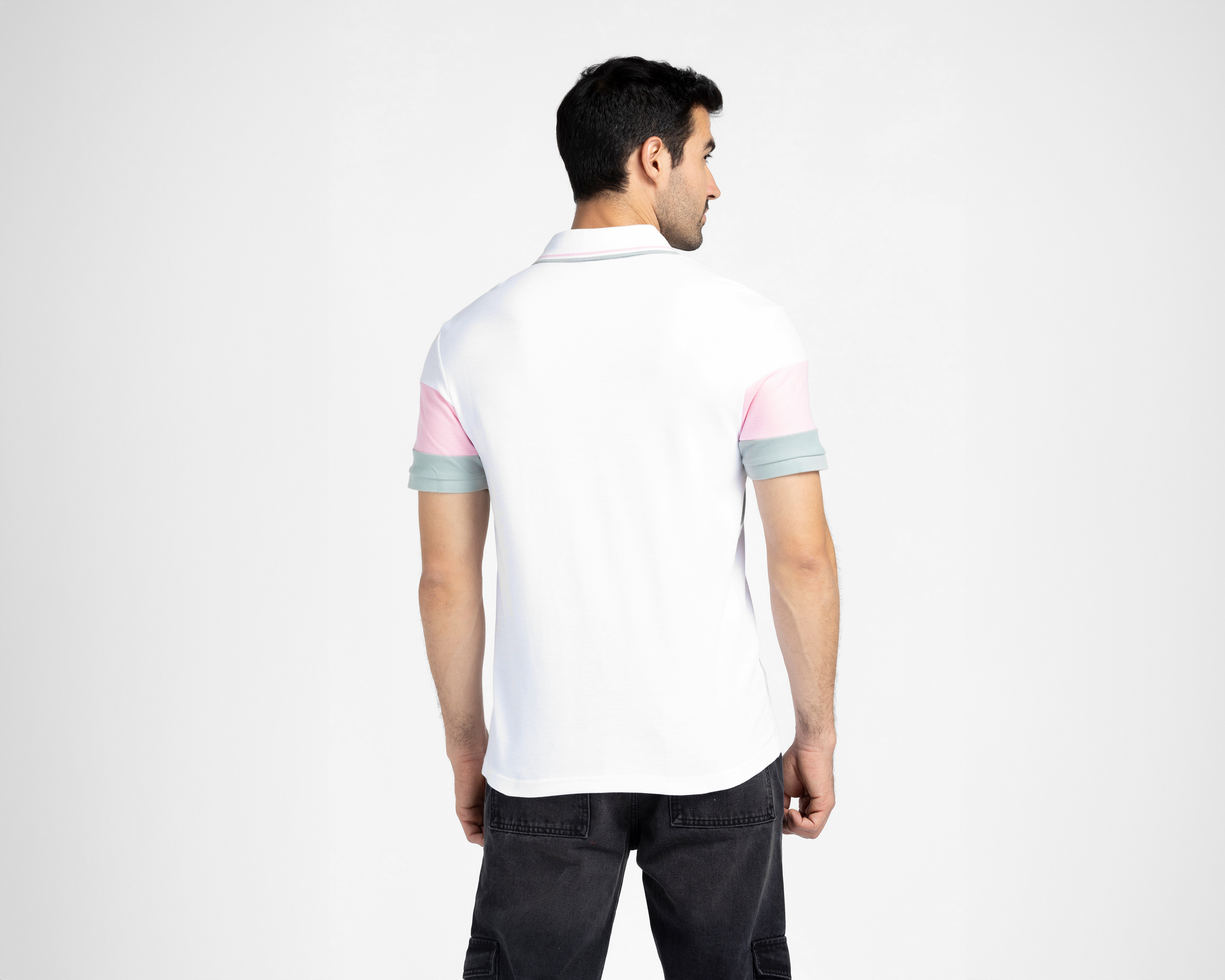 Foto 4 pulgar | Foto 3 | Playera Polo Refill Blanca para Hombre