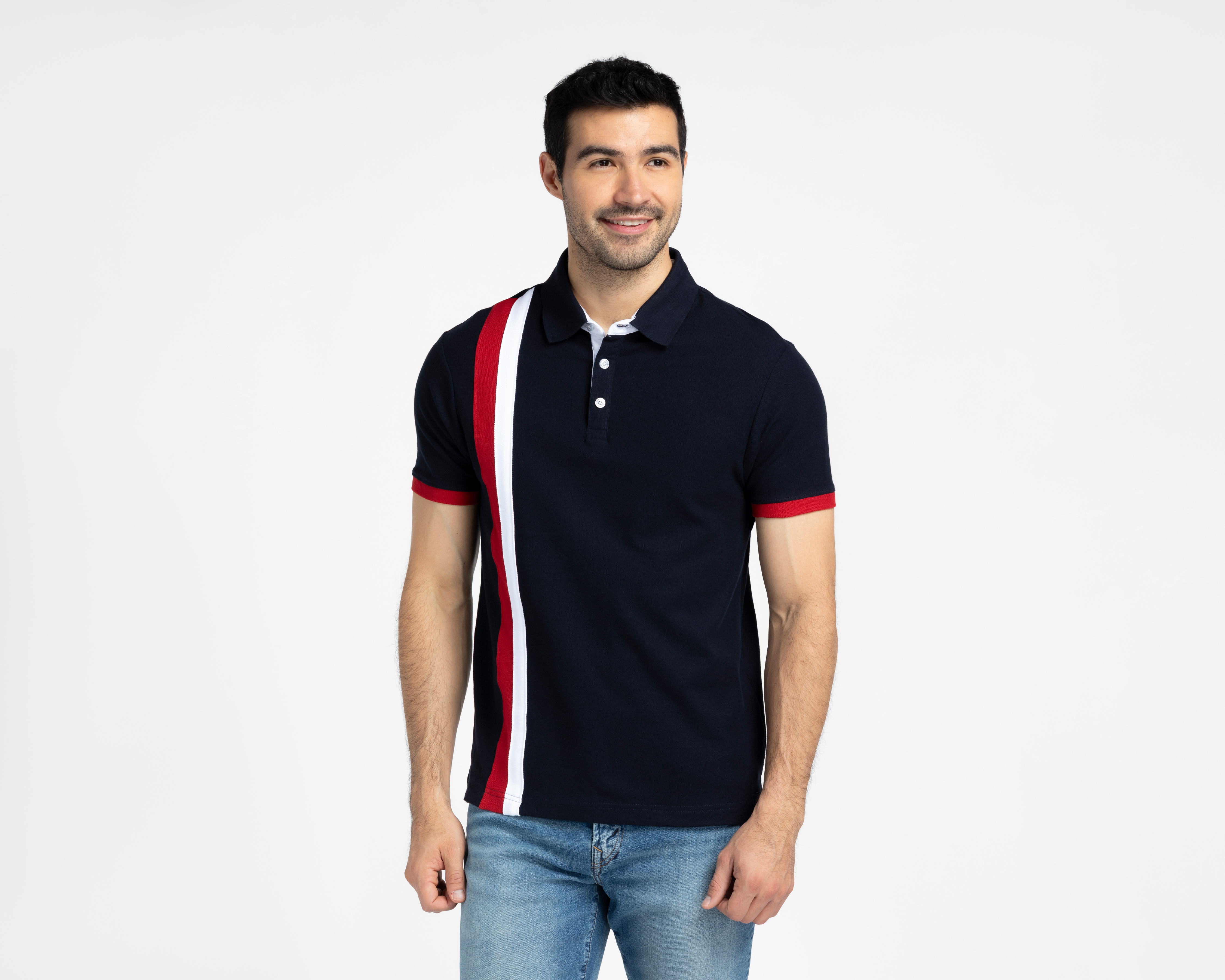 Playera Polo York Team Polo Club Azul para Hombre