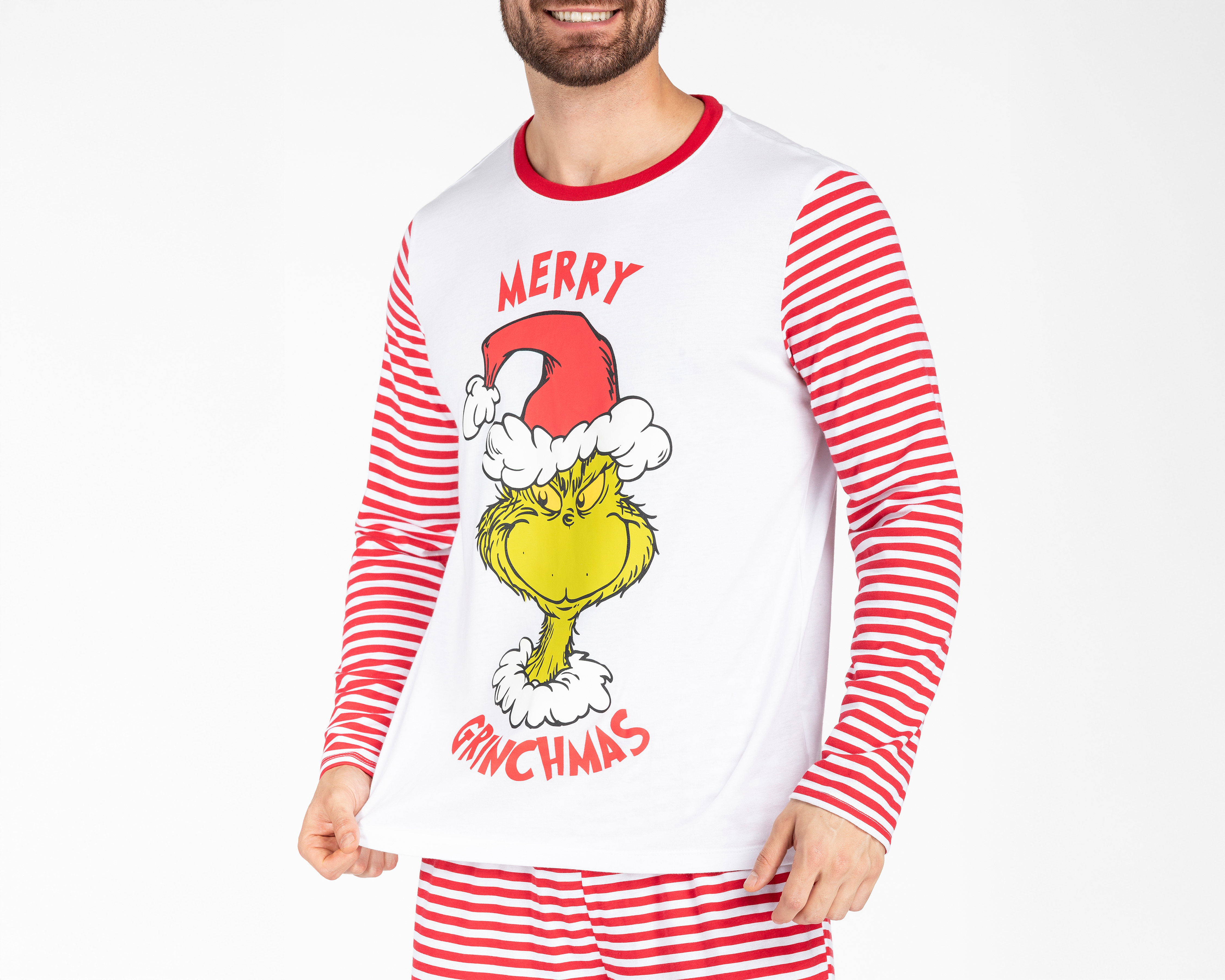 Foto 3 | Foto 3 | Pijama Dr. Seuss The Grinch para Hombre 2 Piezas