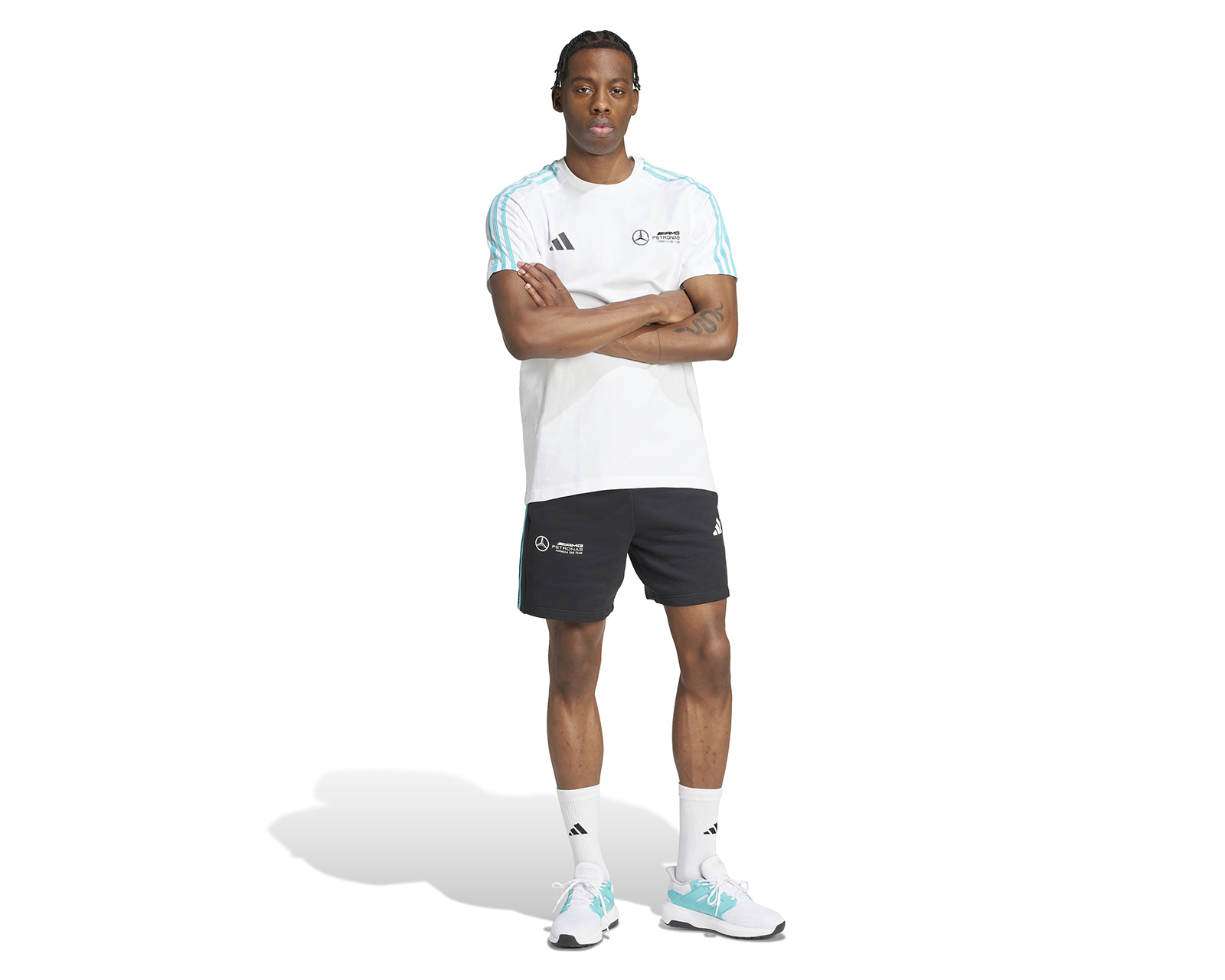 Foto 6 | Foto 6 | Playera Mercedes - AMG Petronas Fórmula 1 Adidas para Hombre