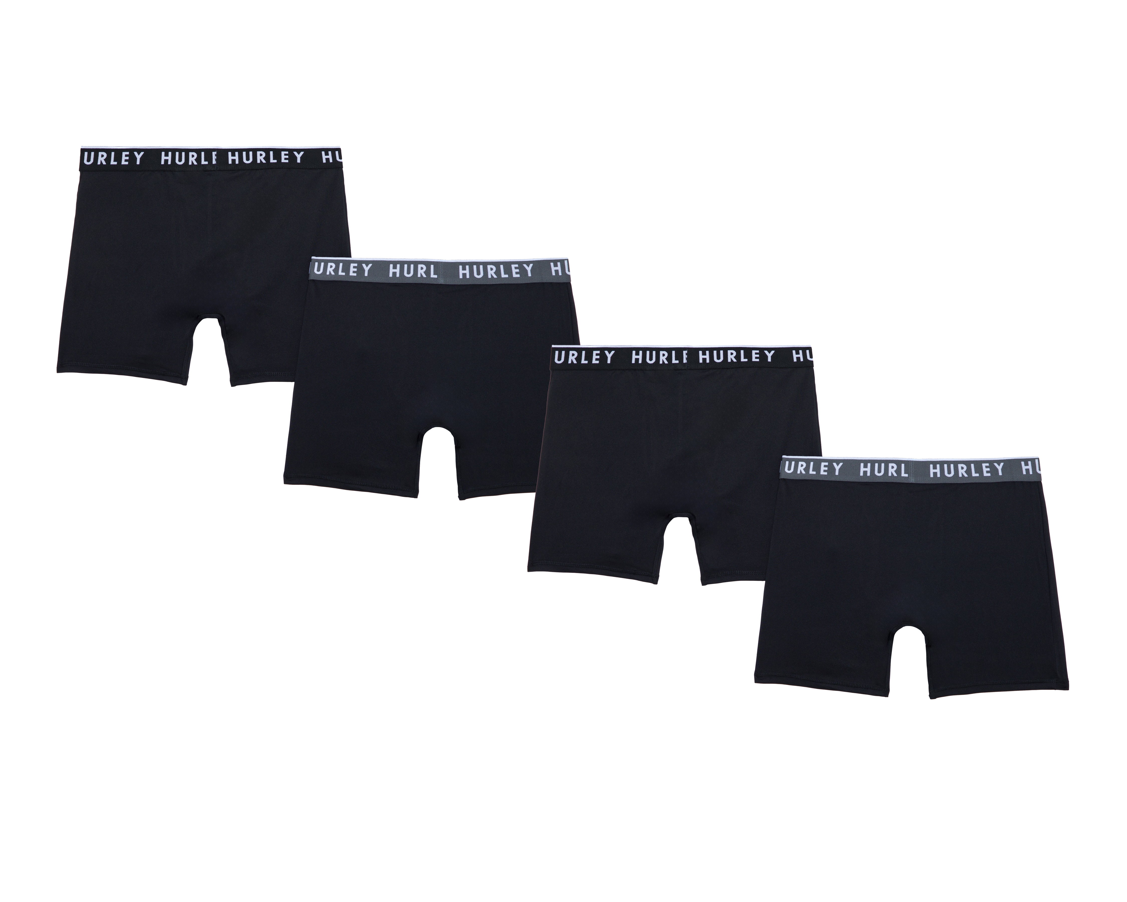 Foto 2 | Foto 2 | Bóxer Largo Hurley para Hombre 4 Piezas