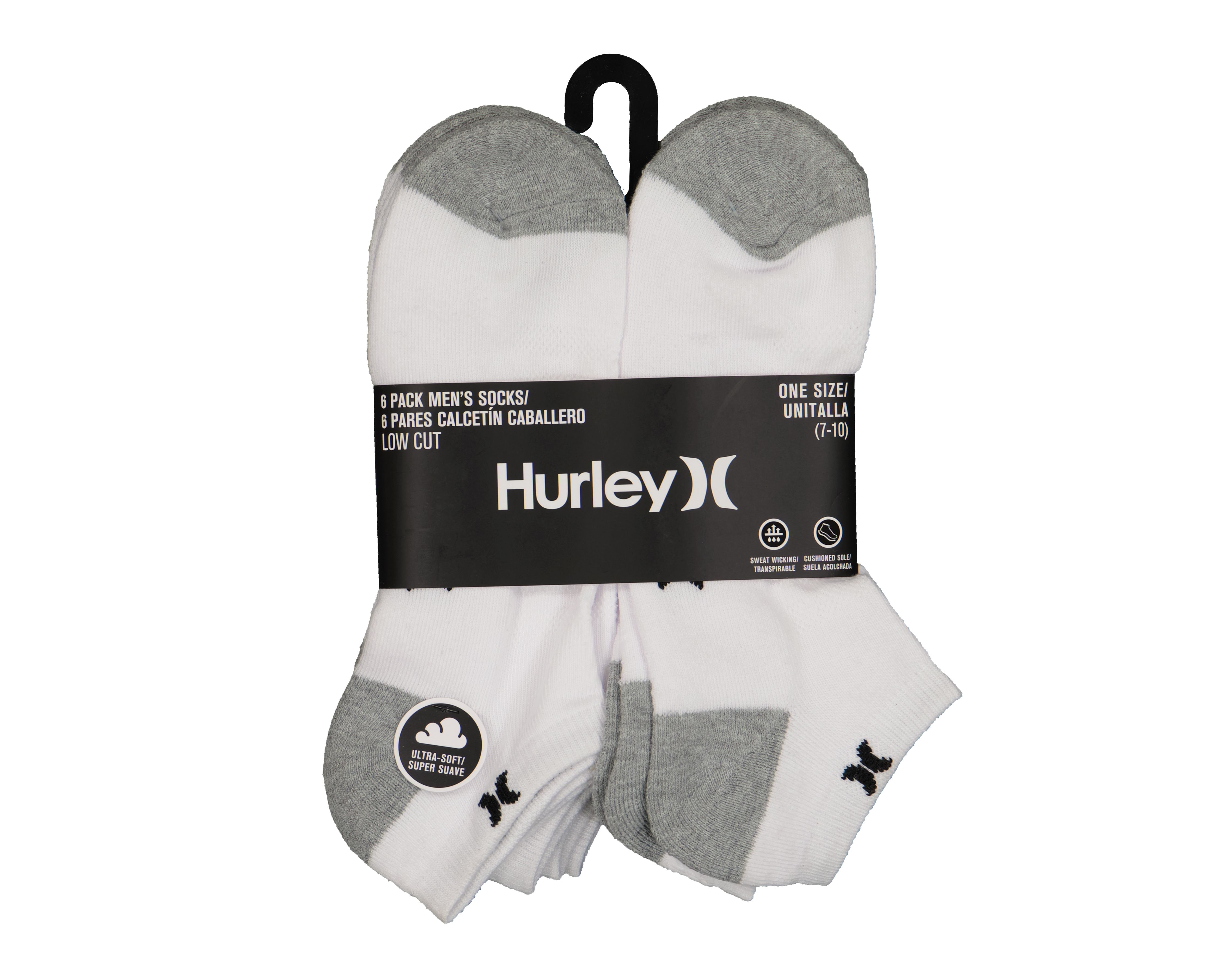 Foto 3 | Foto 3 | Calcetines Deportivos Hurley para Hombre 6 Pares