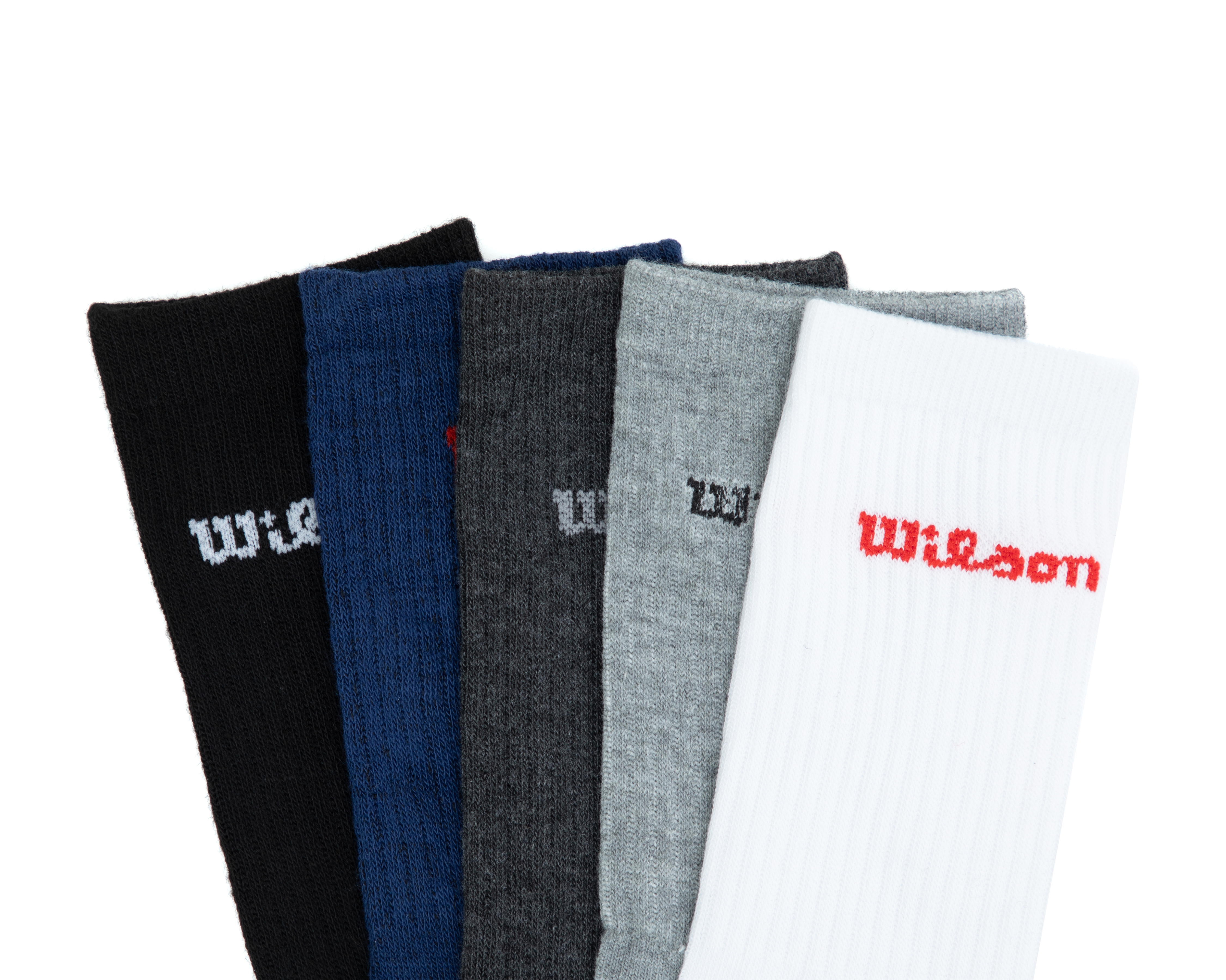 Foto 3 pulgar | Foto 2 | Calcetas Deportivas Wilson para Hombre 5 Pares