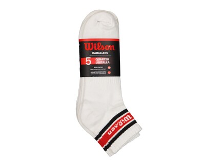 Foto 4 | Foto 4 | Calcetas Deportivas Wilson para Hombre 5 Pares