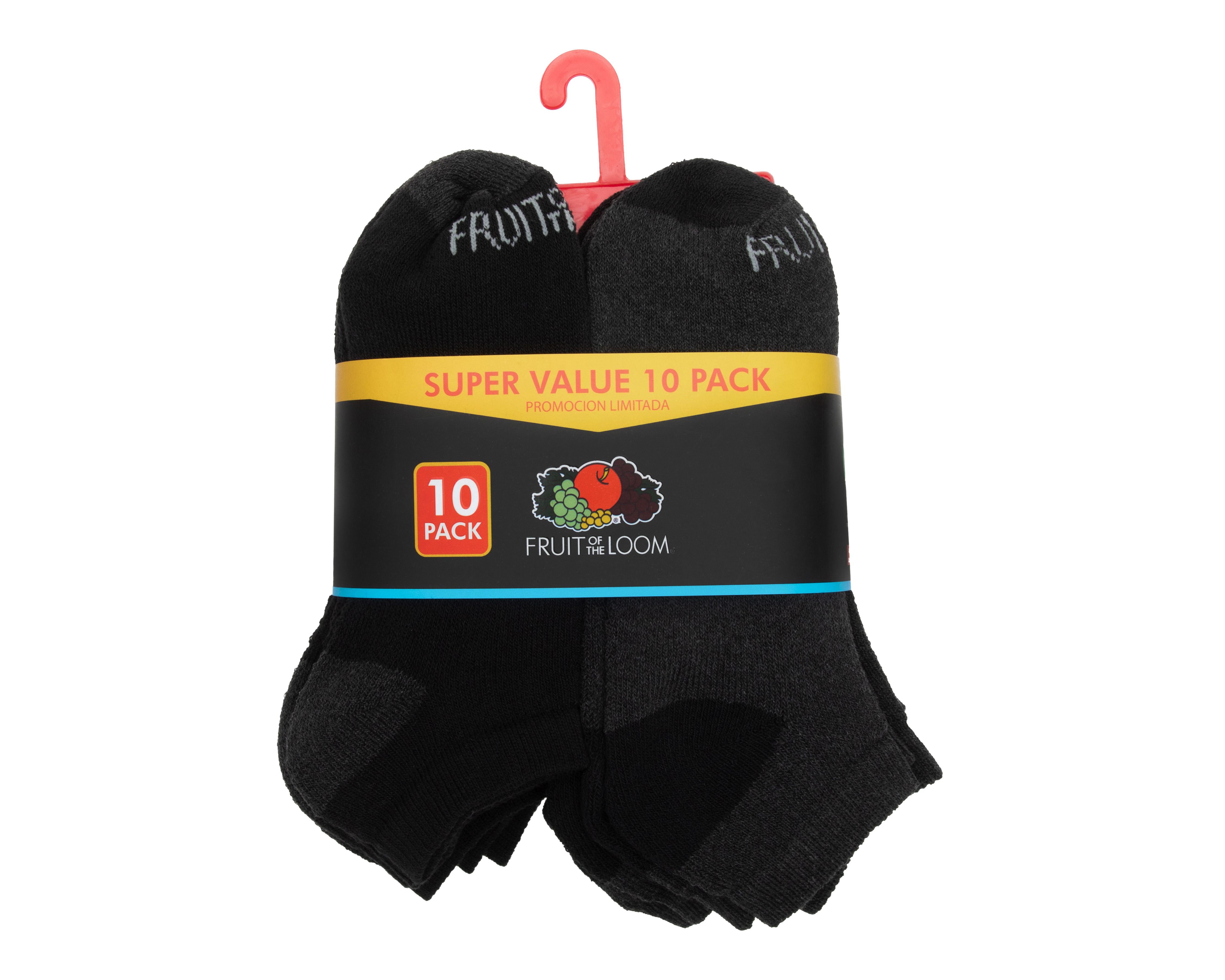 Foto 4 pulgar | Foto 3 | Calcetas Deportivas Fruit Of The Loom para Hombre 10 Pares
