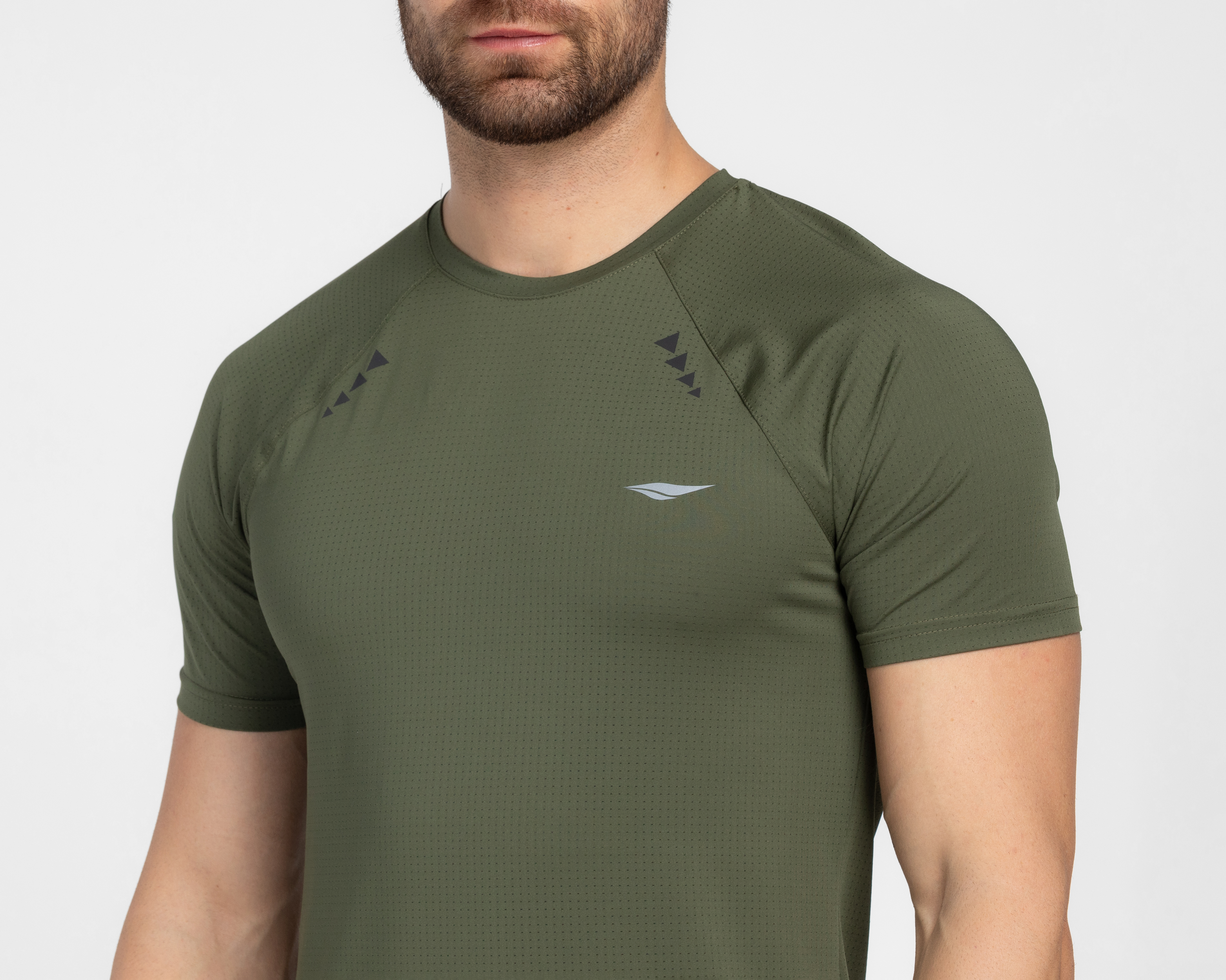 Foto 4 | Foto 4 | Playera Manga Corta Sculp Cooltek Verde
