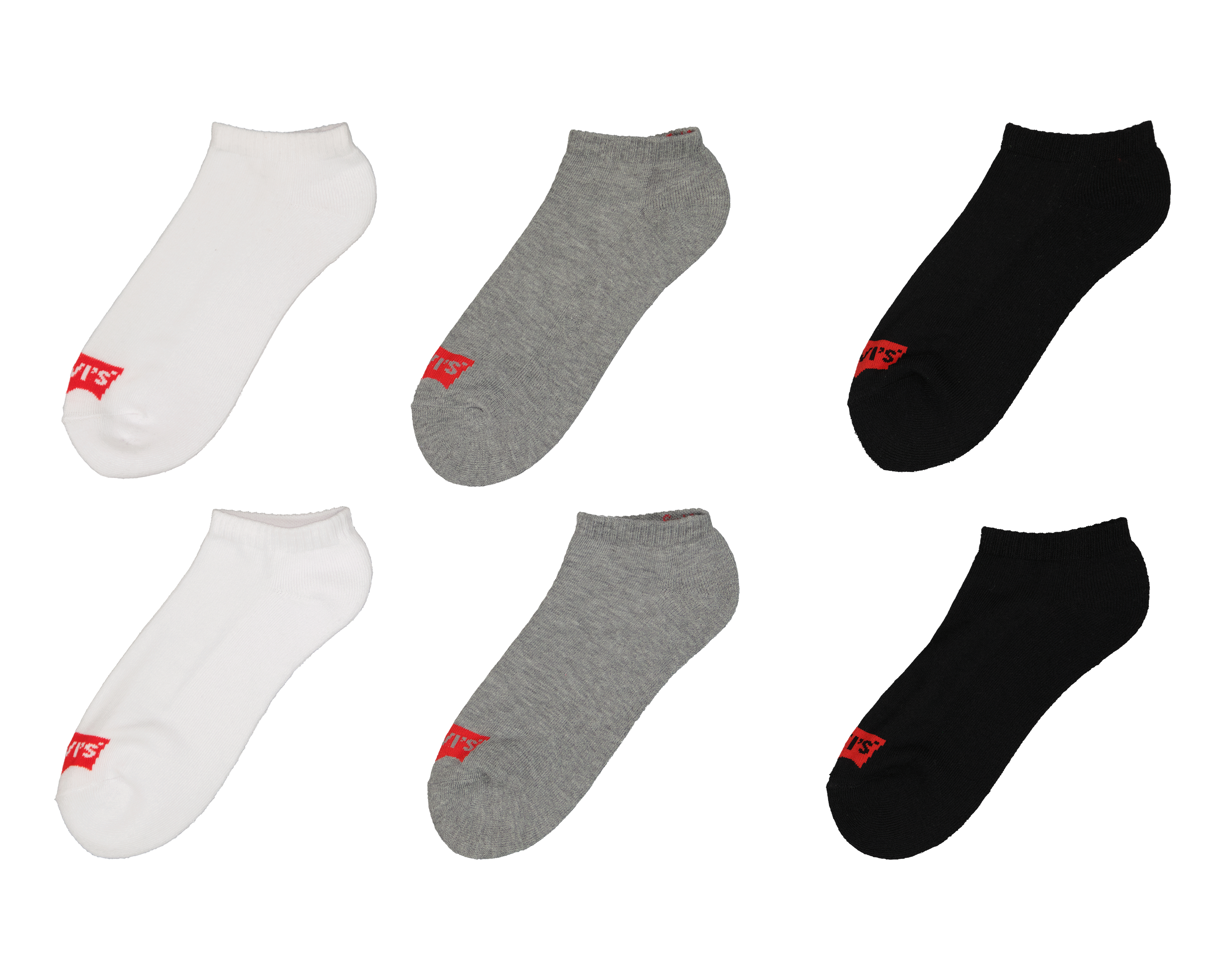 Foto 2 pulgar | Foto 1 | Calcetas Deportivas Levi's para Hombre 6 Pares