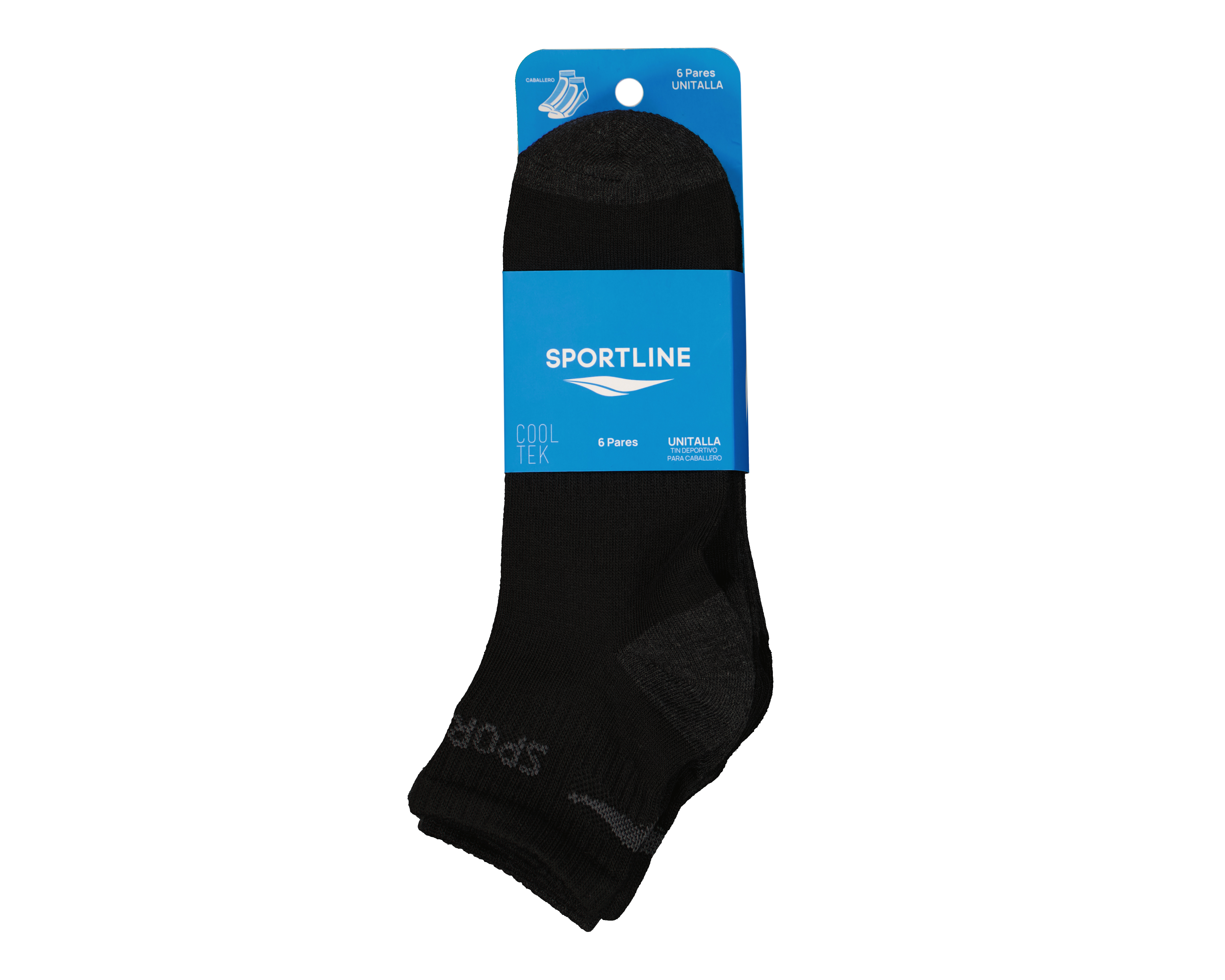 Foto 3 | Foto 3 | Calcetas Deportivas Sportline Cool Tek para Hombre 6 Pares