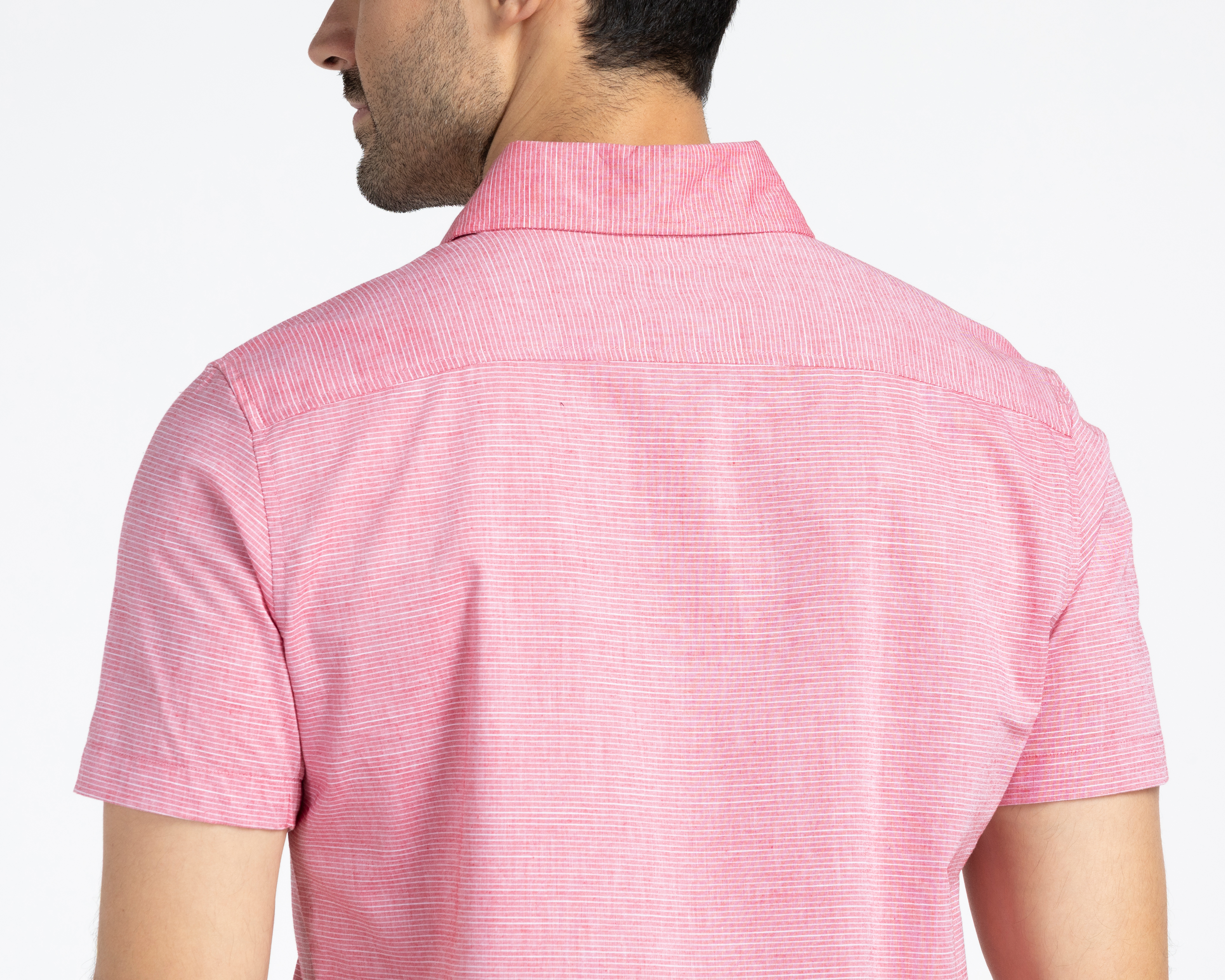 Foto 6 pulgar | Foto 5 | Camisa Casual de Algodón Refill Regular Fit a Rayas para Hombre