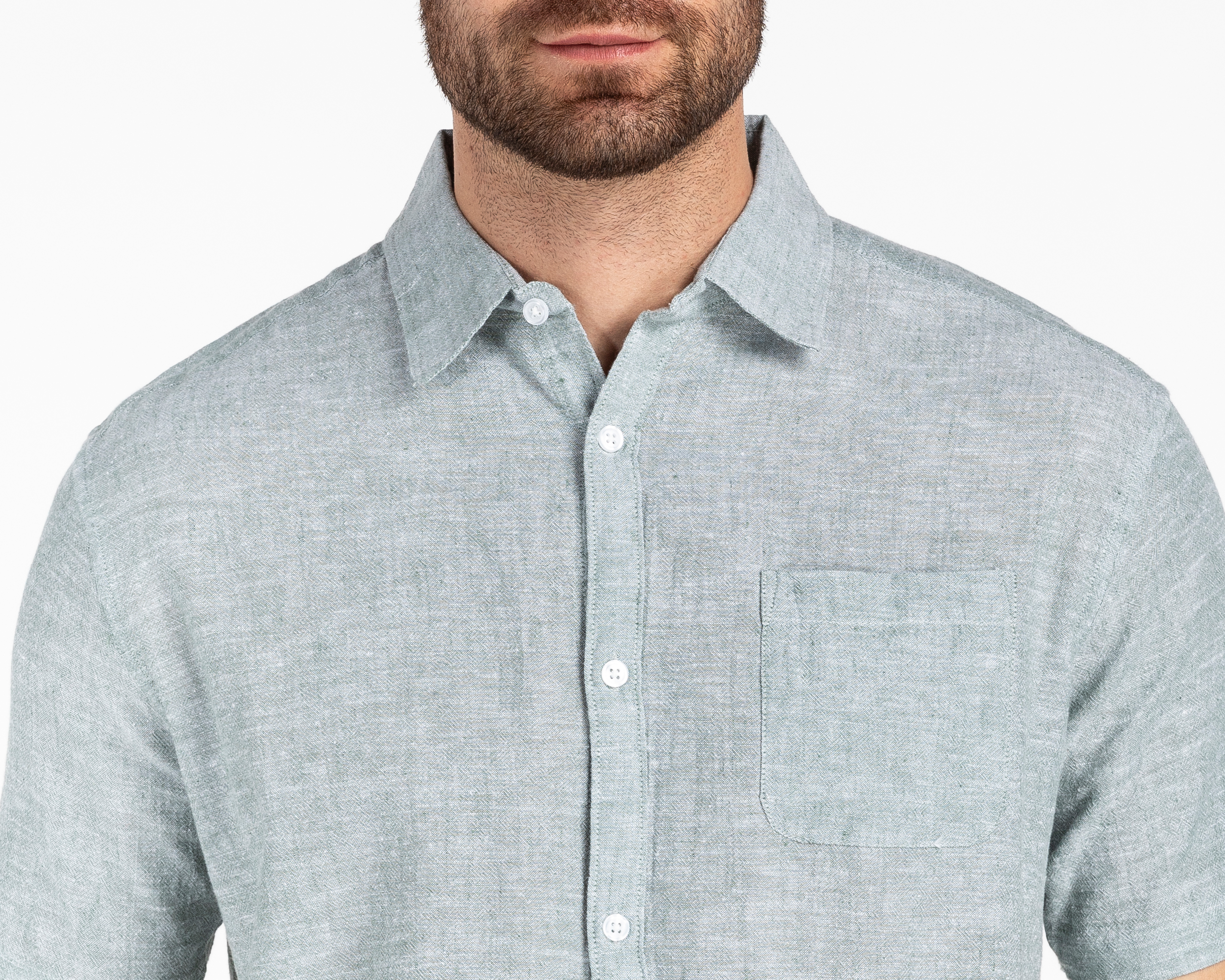 Foto 3 | Foto 3 | Camisa Casual Porto Sur Regular Fit Lisa para Hombre