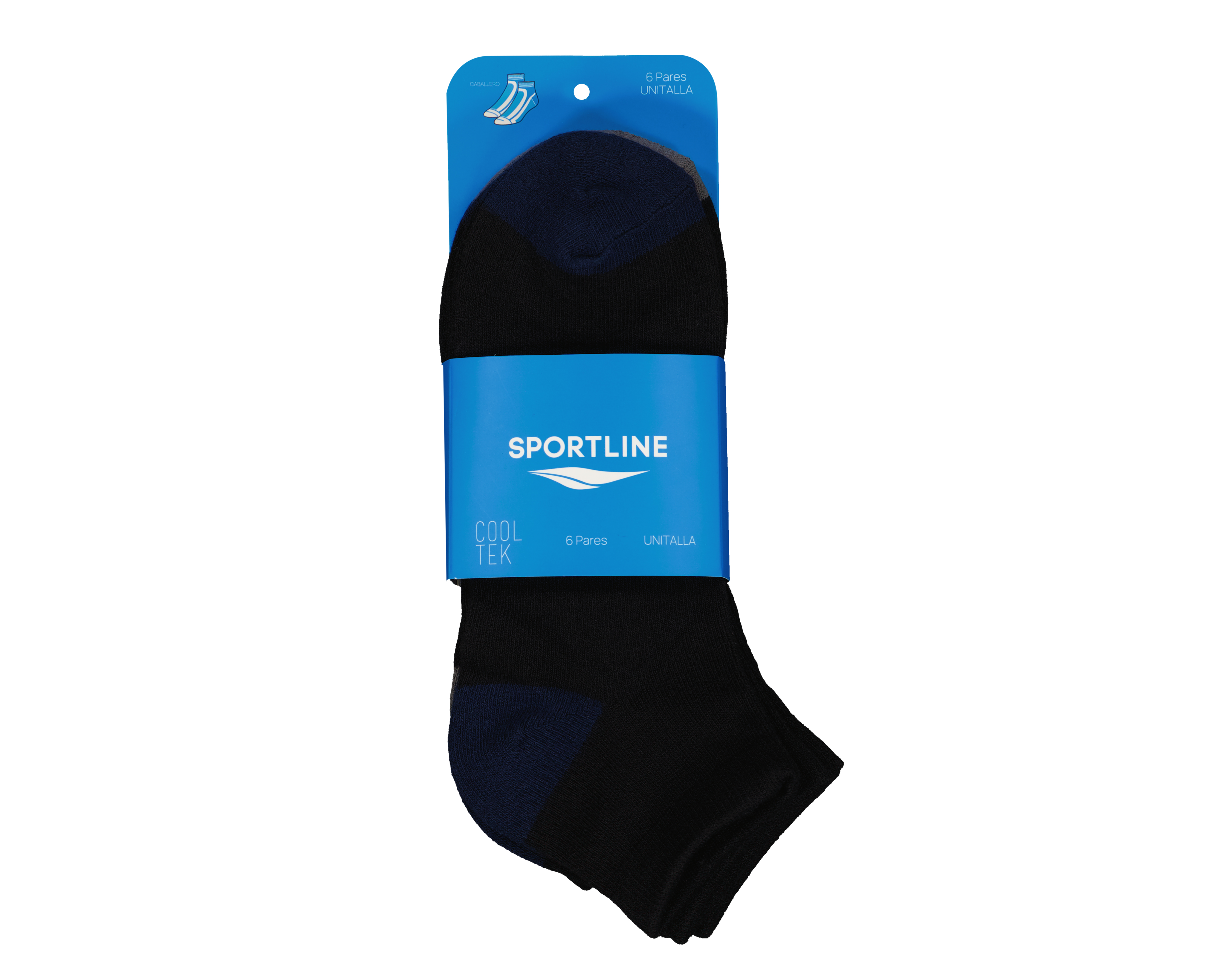 Foto 4 pulgar | Foto 3 | Calcetas Deportivas Sportline para Hombre 6 Pares